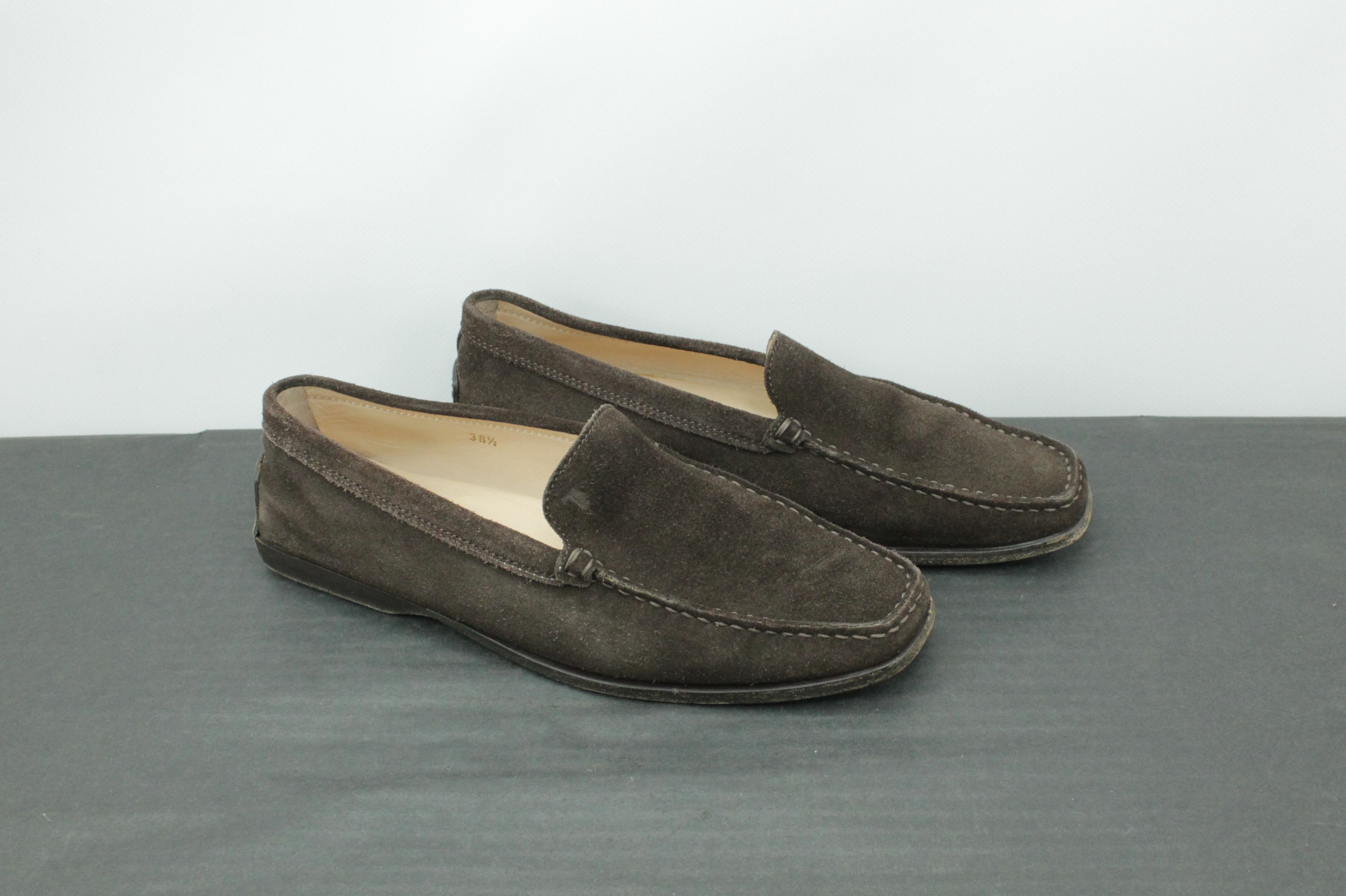 Tod's Tod's Brown Suede Slip On Driving Mocassine Loafers Women's Size US 8.5 / IT 38.5 - 2 Thumbnail