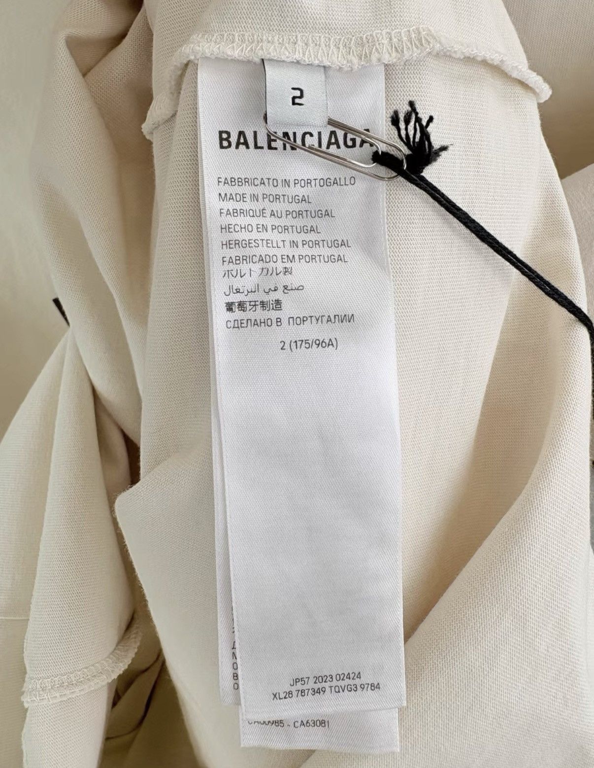 Balenciaga BALENCIAGA Logo Short Sleeve K1 Size US M / EU 48-50 / 2 - 5 Thumbnail