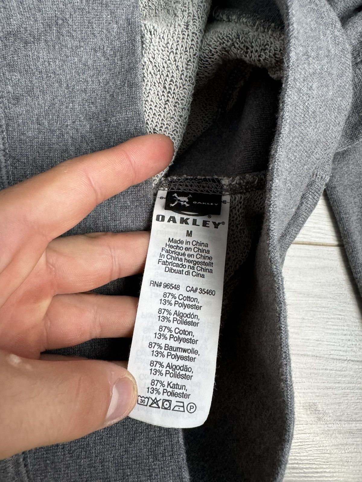 Oakley Vintage Oakley Zip Up Hoodie Factory Pilot Size US M / EU 48-50 / 2 - 4 Thumbnail