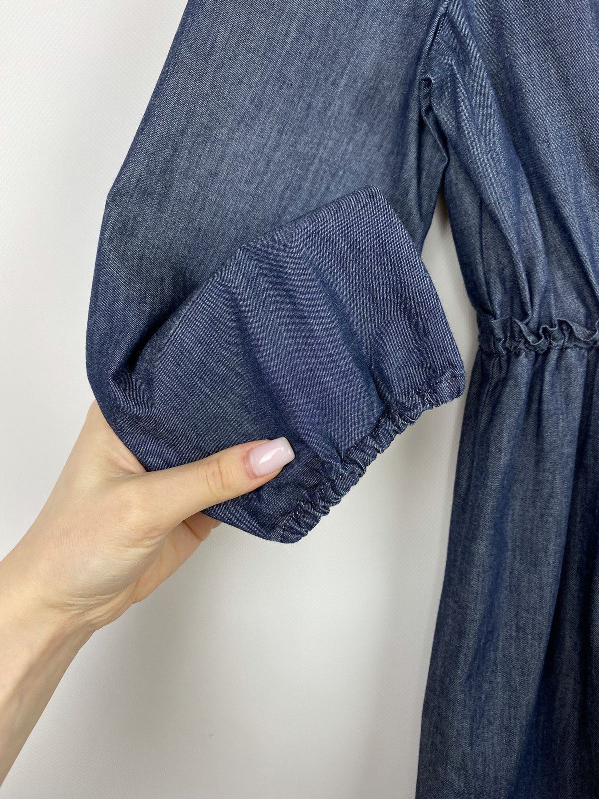 Miu Miu Miu Miu ladies long sleeve denim shirt dress size 40 blue Size S / US 4 / IT 40 - 13 Thumbnail