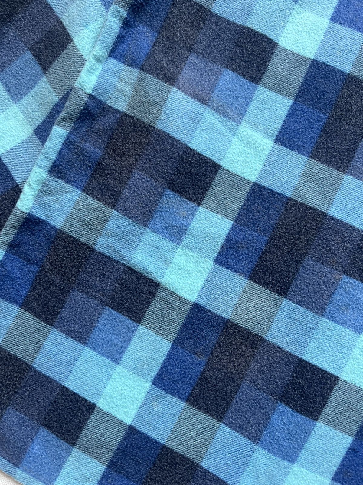 Beams Plus Beams Japanese Brand Blue Plaid Flannel Checkered Size US M / EU 48-50 / 2 - 14 Thumbnail