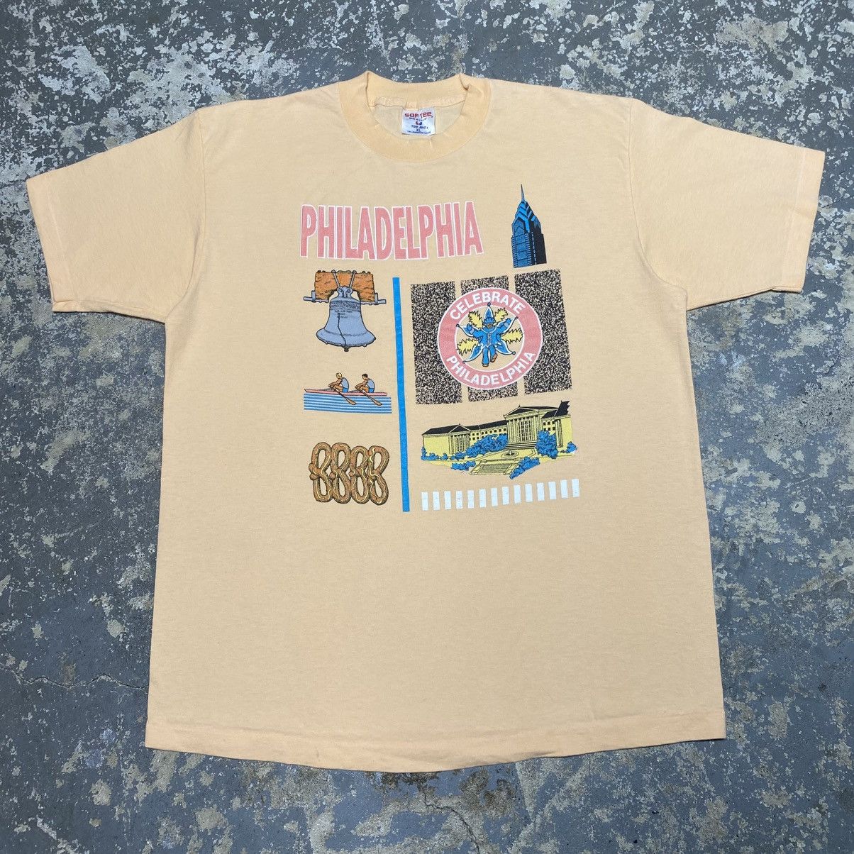 Japanese Brand × Vintage Vintage Philadelphia Pennsylvania Souvenir 90s Tshirt Size US XL / EU 56 / 4 - 1 Thumbnail