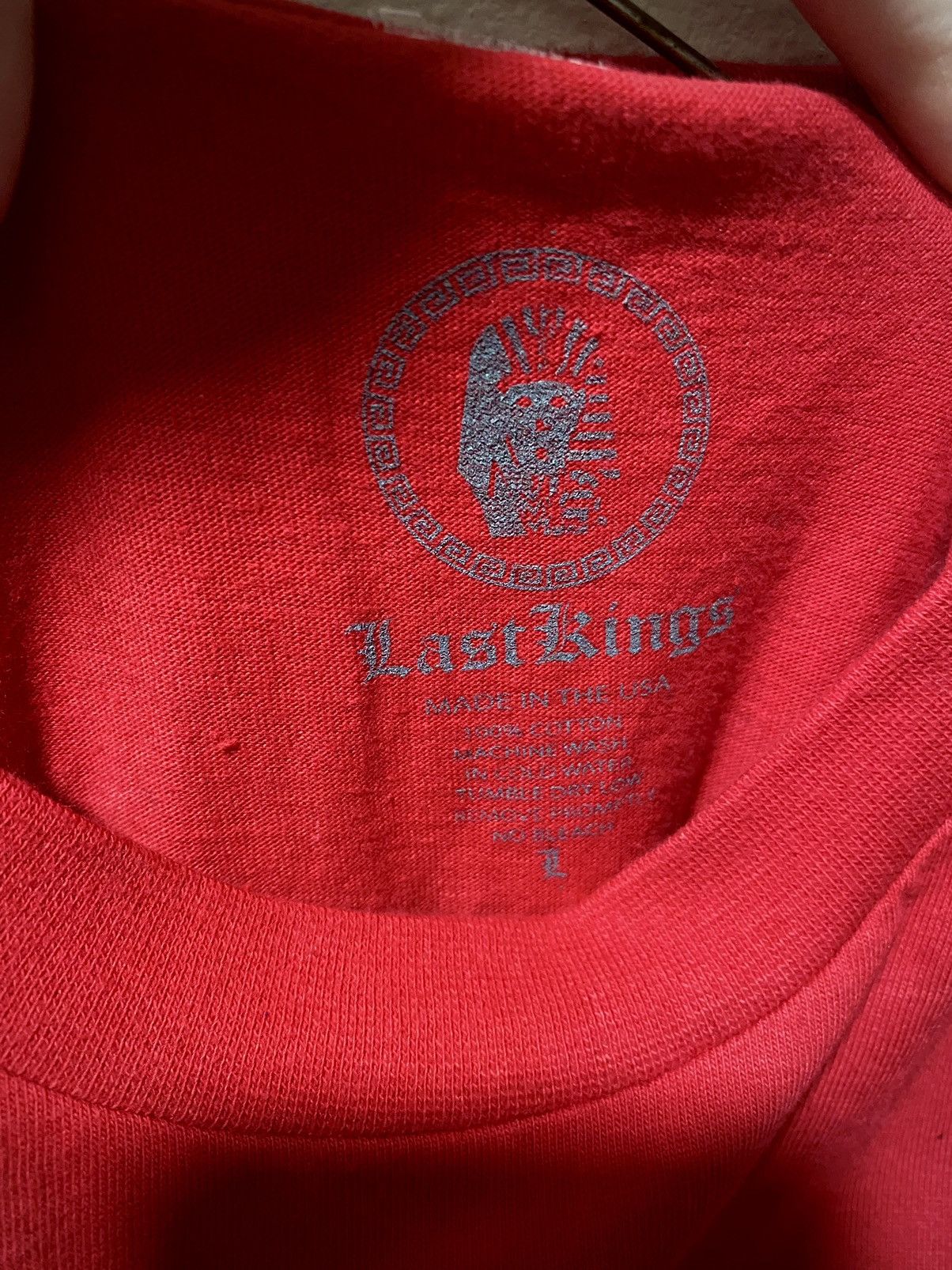 Last Kings last kings logo red tshirt Size US L / EU 52-54 / 3 - 3 Thumbnail