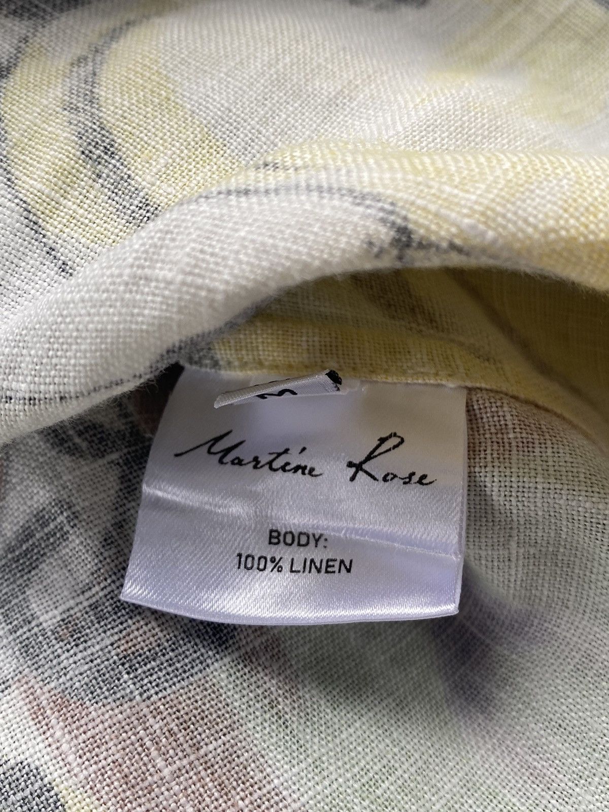 Martine Rose Martine Rose Jamaika Printed Linen Shirt Size US M / EU 48-50 / 2 - 10 Thumbnail