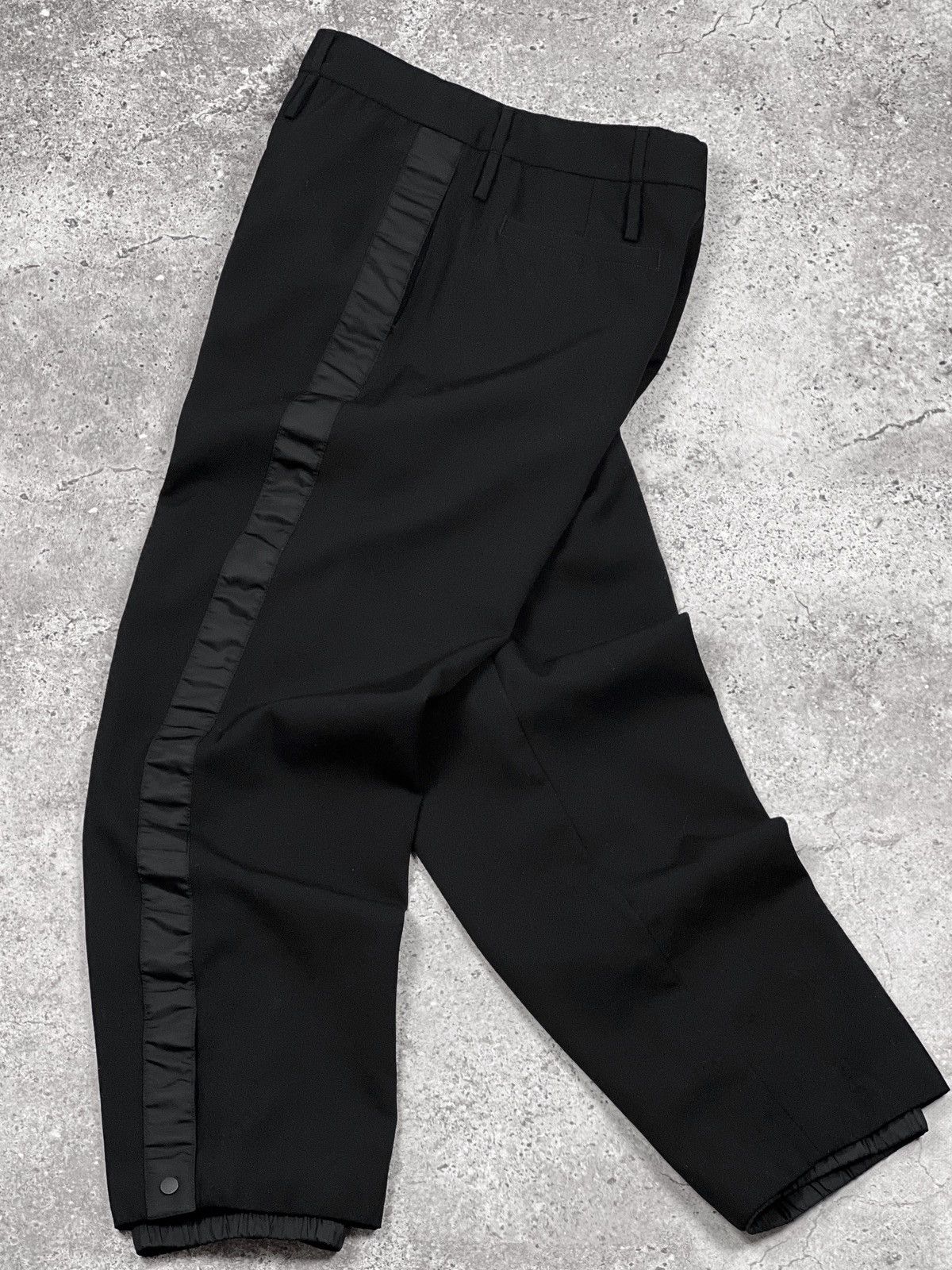 Dior × Kaws Dior Wool Pants SS22 Kim Jones Side Stripe Trousers Size US 34 / EU 50 - 3 Thumbnail