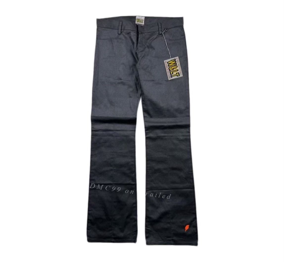 Walter Van Beirendonck 1990s Walter Van Beirendonck Metallic Flared Pants Size US 30 / EU 46 - 1 Thumbnail
