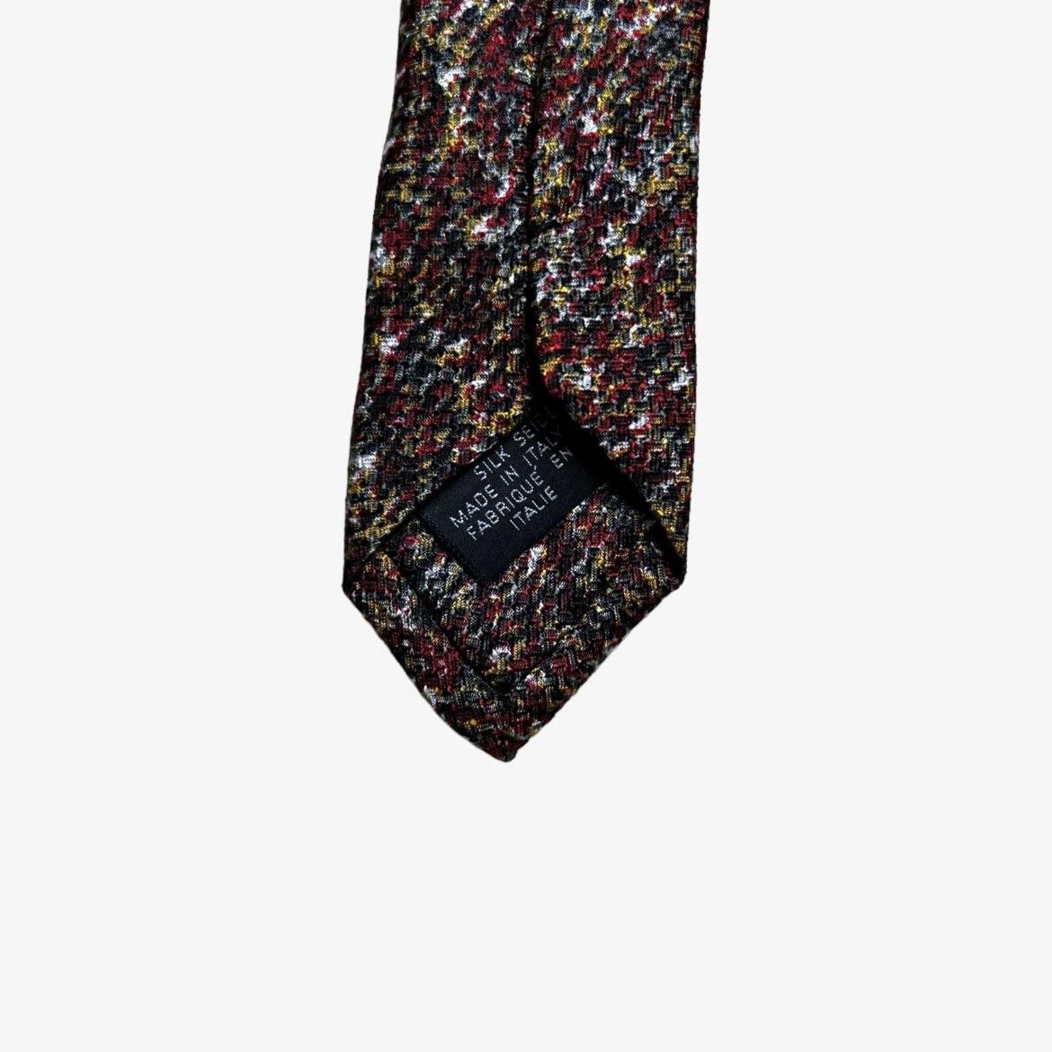 Missoni Vintage 90s Missoni Colourful Abstract Striped Silk Tie Size ONE SIZE - 5 Thumbnail