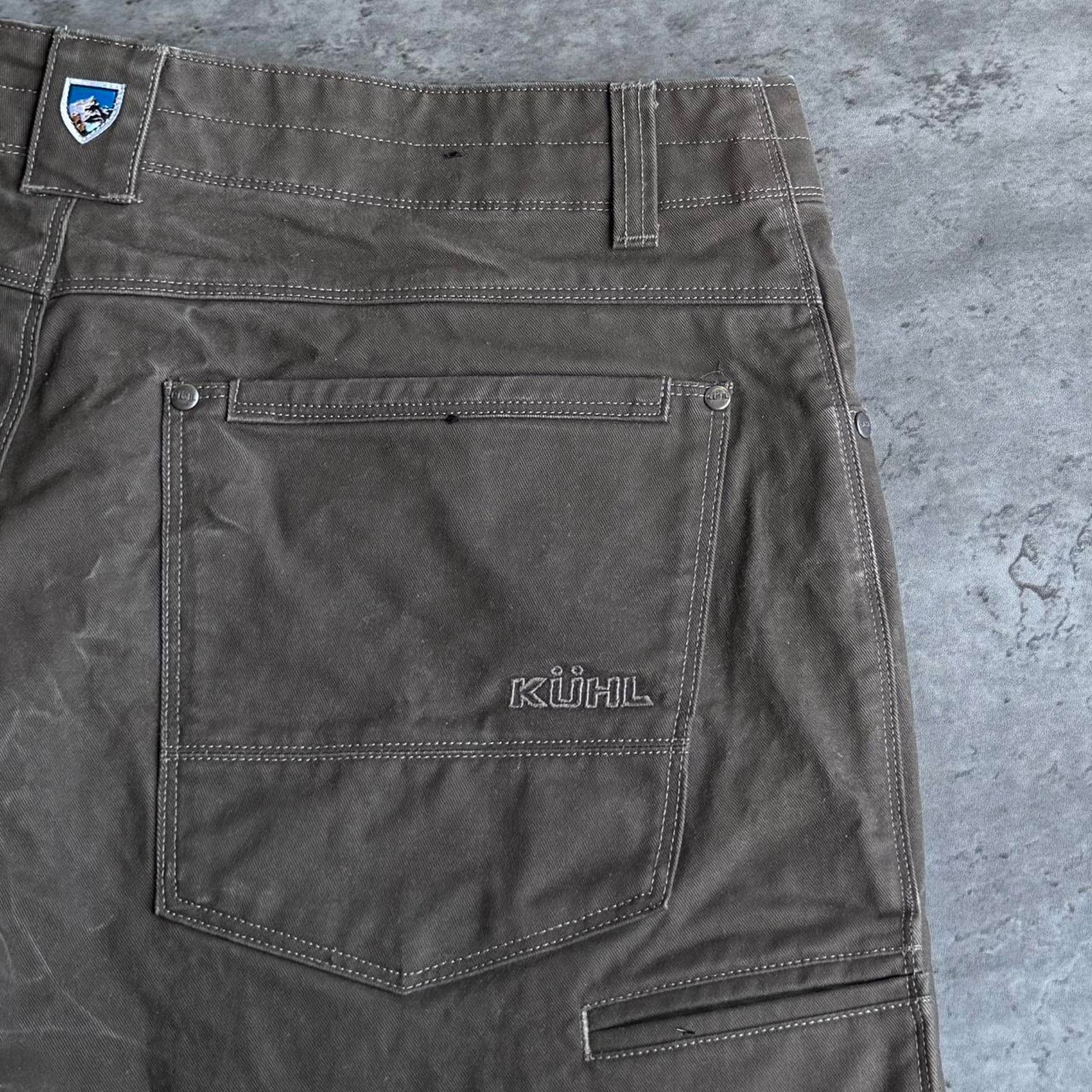 Carhartt × Kuhl × Vintage Kuhl Double Knee Forest Green Tech Utility Carpenter Pants Size US 34 / EU 50 - 3 Thumbnail