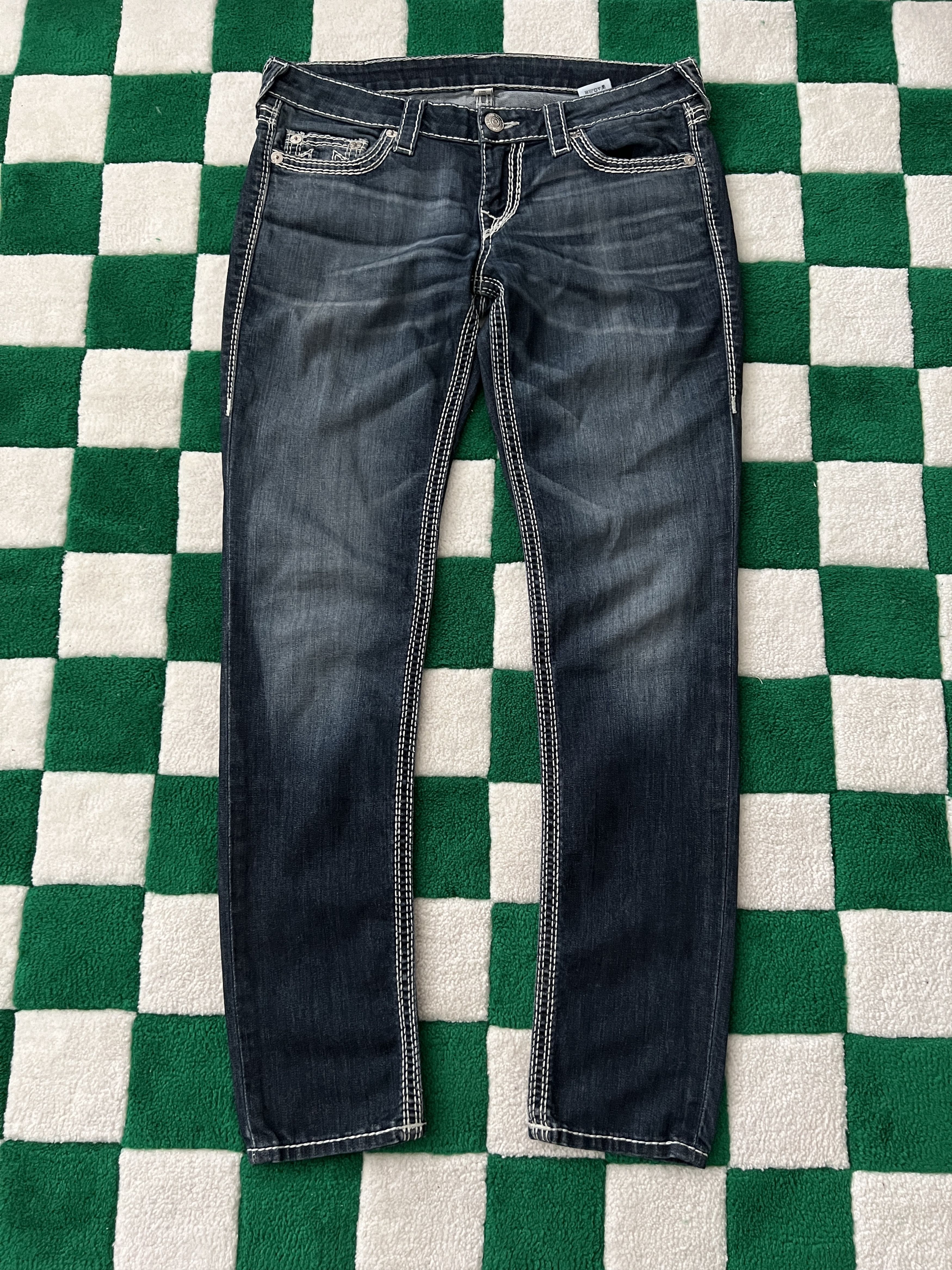 True Religion Vintage Y2K True Religion Skinny Slim Denim Jeans Size 30" / US 8 / IT 44 - 2 Thumbnail
