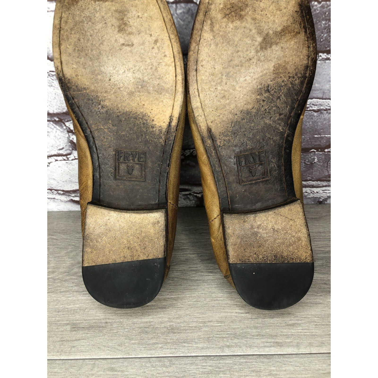 Frye FRYE Loafer Brown Leather Slip On Comfort Moccasin Driver Me Size US 11 / EU 44 - 21 Thumbnail