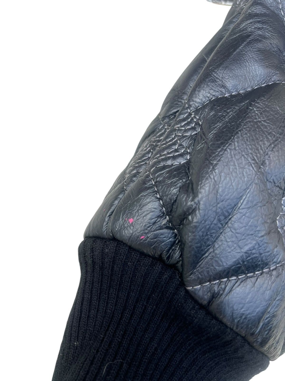 Rocawear Vintage Y2K Rocawear Quilt Crop Down Leather Jacket Real Fur Size US S / EU 44-46 / 1 - 21 Thumbnail