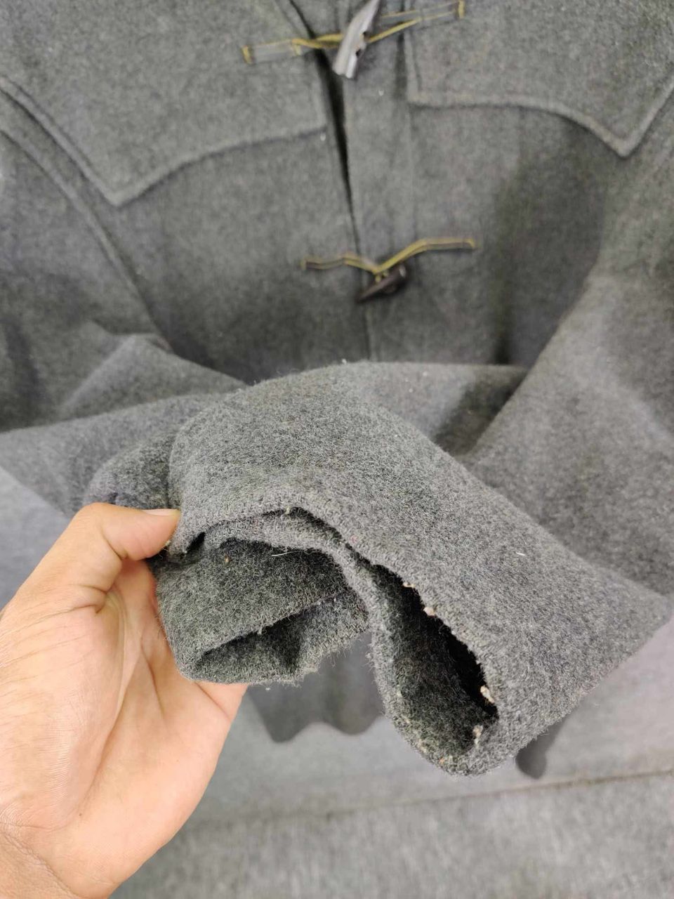 Gloverall Vintage 90's Gloverall England Wool Heavy Duffle Long Coat Size US L / EU 52-54 / 3 - 10 Thumbnail