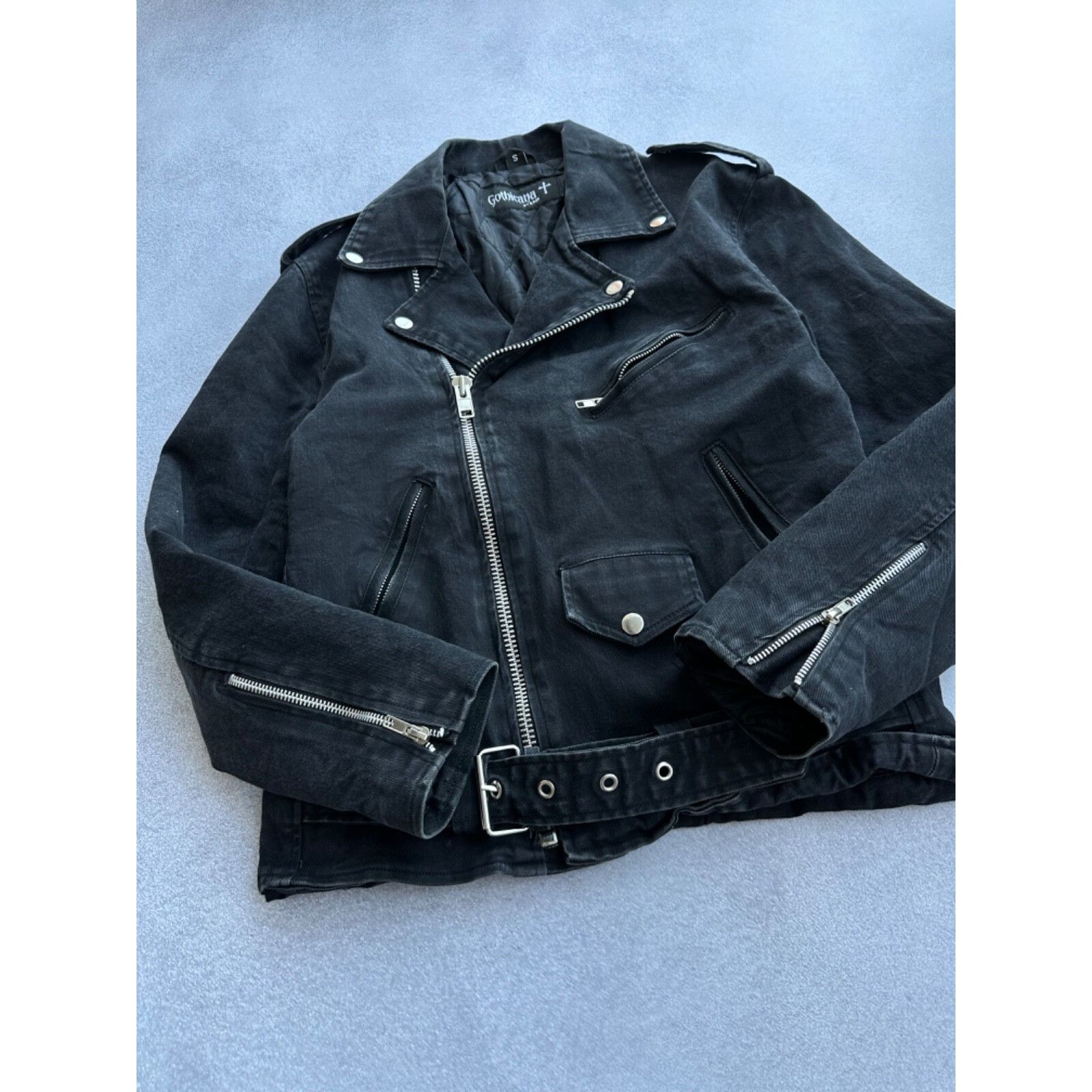 Vintage VTG Ghoticana by Emp Denim Rock Gotic Bomber Jacket Size US S / EU 44-46 / 1 - 7 Thumbnail