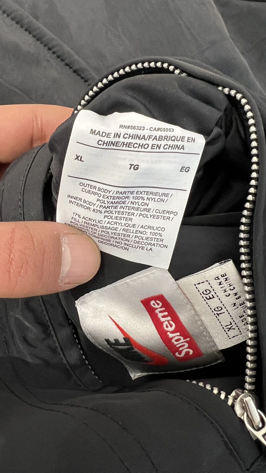 Nike × Supreme Supreme Nike Reversible Nylon Sherpa Vest Size US XL / EU 56 / 4 - 10 Thumbnail