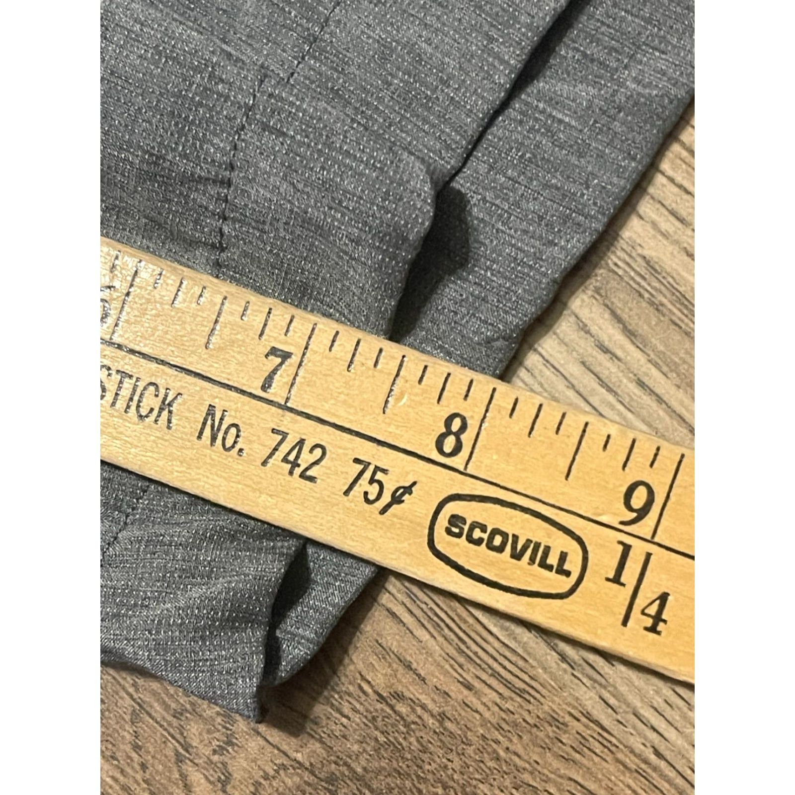 Chaps Chaps Short, Men's 41 Gray Flat Front Pockets Casual Chino Regular Front Side Pockets 41 Mens Size US 41 - 6 Thumbnail