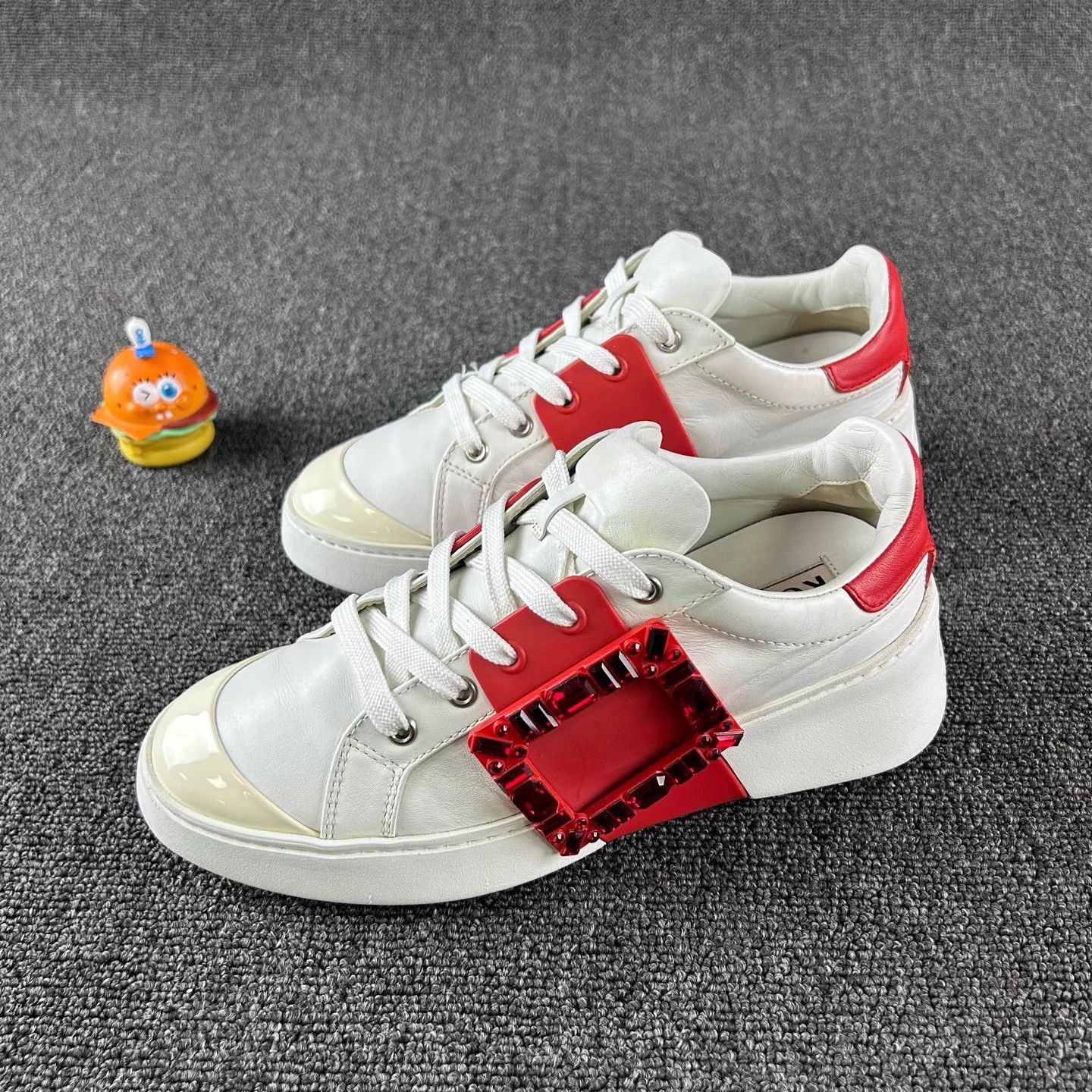 Roger Vivier Roger Vivier Pavé Buckle Casual Sneakers EU 37.5 Size US 6.5 / IT 36.5 - 1 Thumbnail