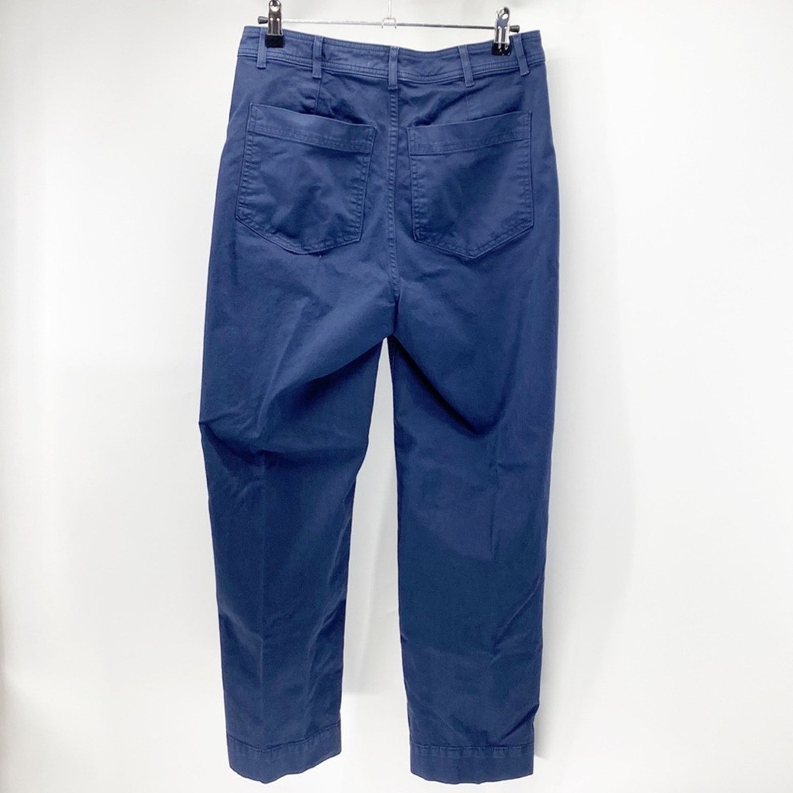 Everlane Everlane dark blue straight leg high waisted ankle length Size 27" / US 4 / IT 40 - 6 Thumbnail
