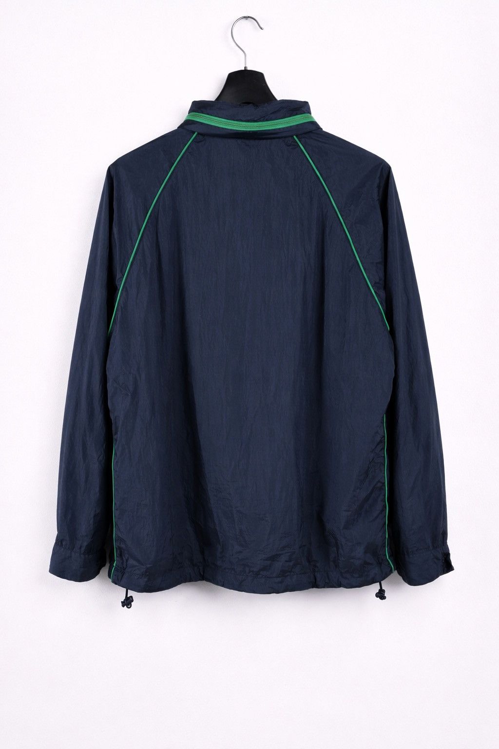 Japanese Brand Vintage Mackdaddy Nylon Windbreaker Black Green Piping Size US L / EU 52-54 / 3 - 2 Thumbnail