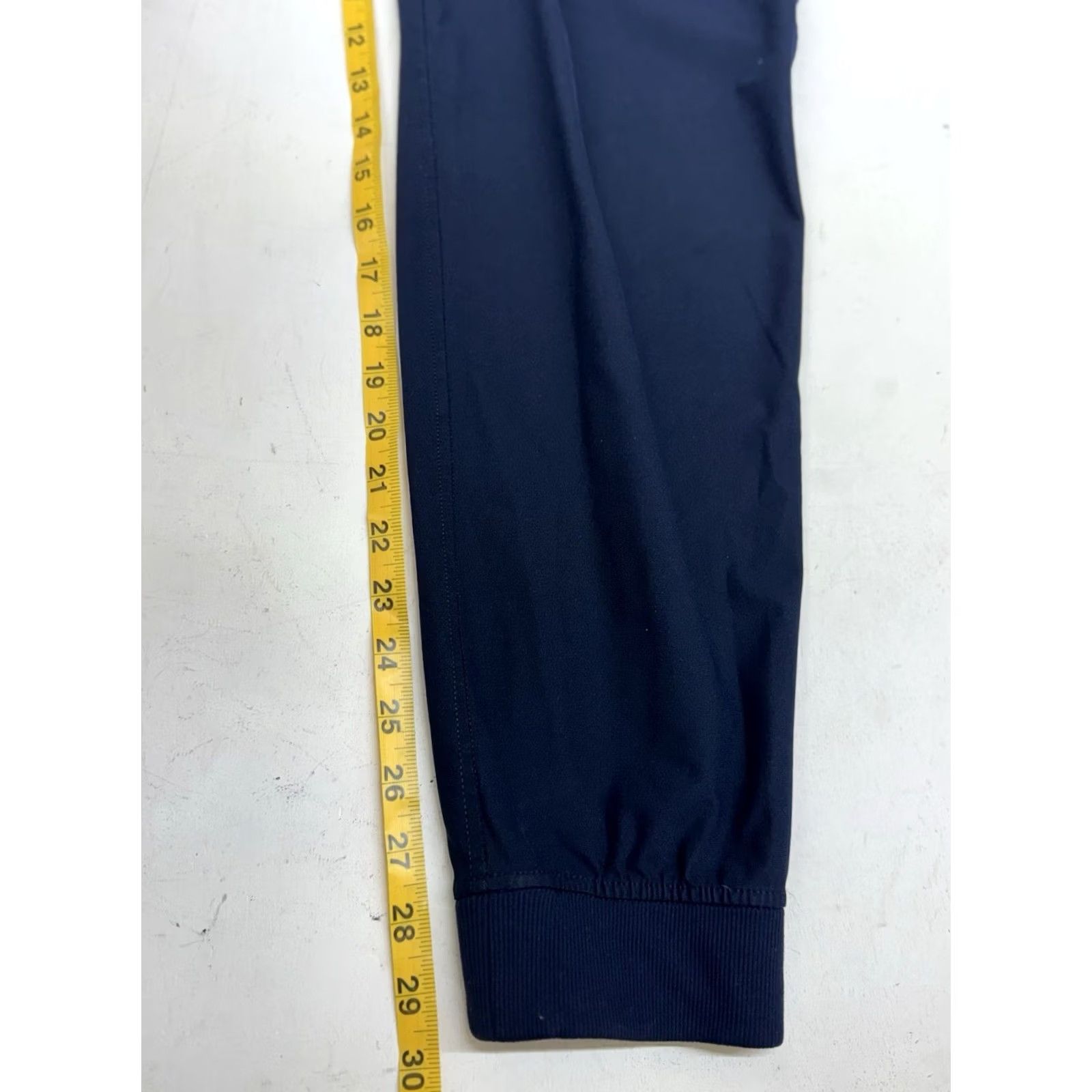 Lululemon Lululemon ABC Warpstreme Jogger Sweat Pants True Navy 30” Inseam Men M Athletic Jogger Series ABC Warpstreme Jeans? Size US 31 - 4 Thumbnail