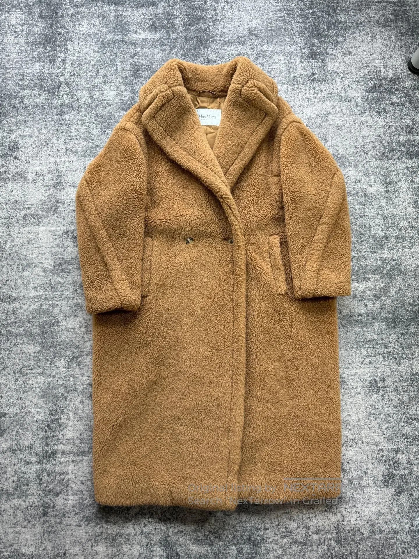 Max Mara MaxMara Brown Teddy Coat Size S. Size S / US 4 / IT 40 - 1 Thumbnail