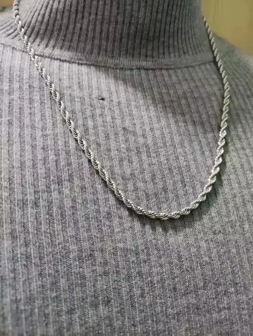 Jewelry Punk gothic necklace vintage chain Size ONE SIZE - 2 Thumbnail