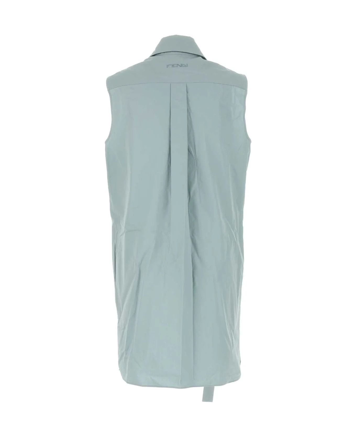 Fendi o1s1wg110326 Dress in Pale Blue Size M / US 6-8 / IT 42-44 - 2 Thumbnail