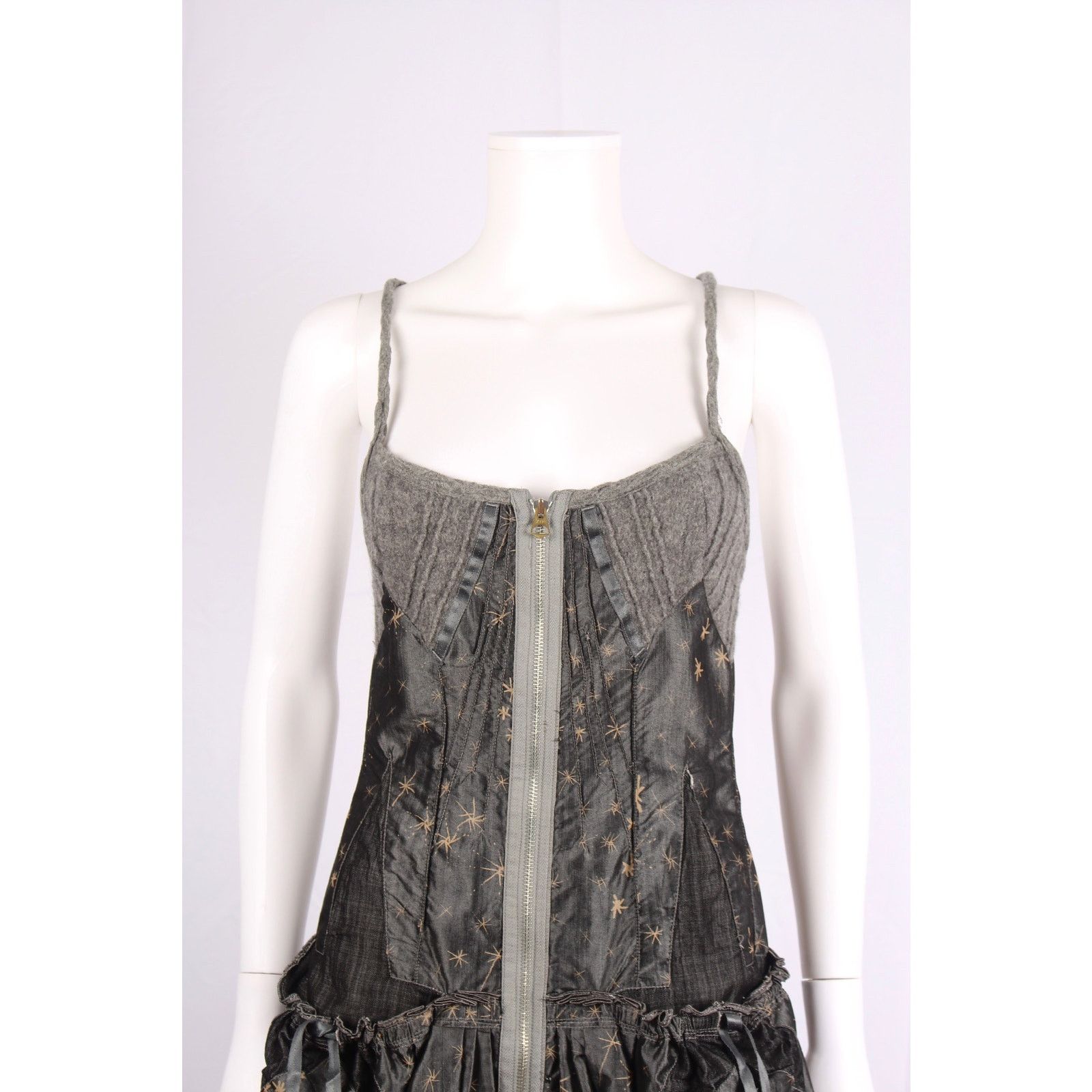 Marithe + Francois Girbaud Rare Marithé François Girbaud Star Bustier Dress Size S / US 4 / IT 40 - 3 Thumbnail