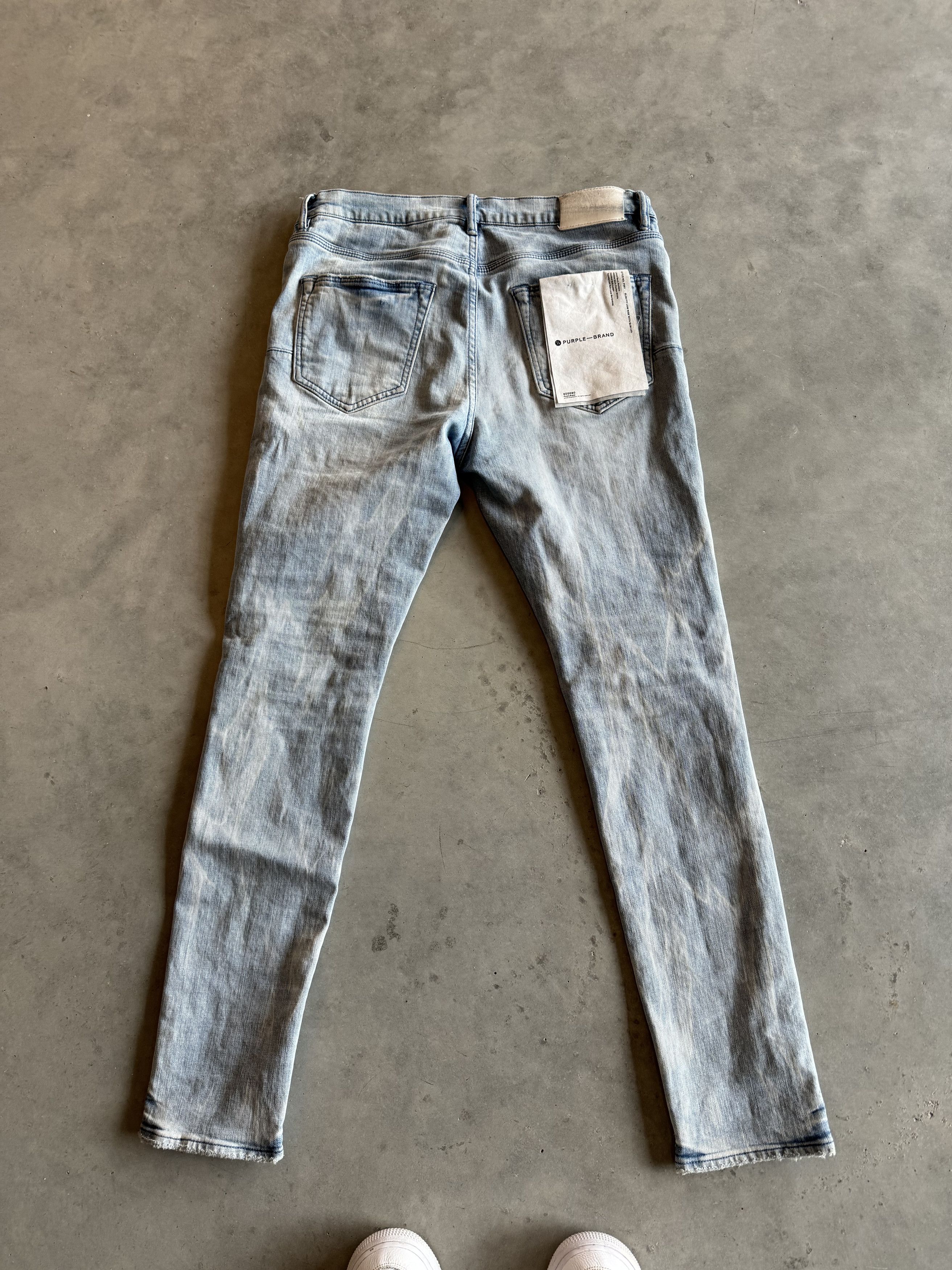 Purple Brand Purple Brand Washed Blue Denim Size US 31 - 2 Thumbnail