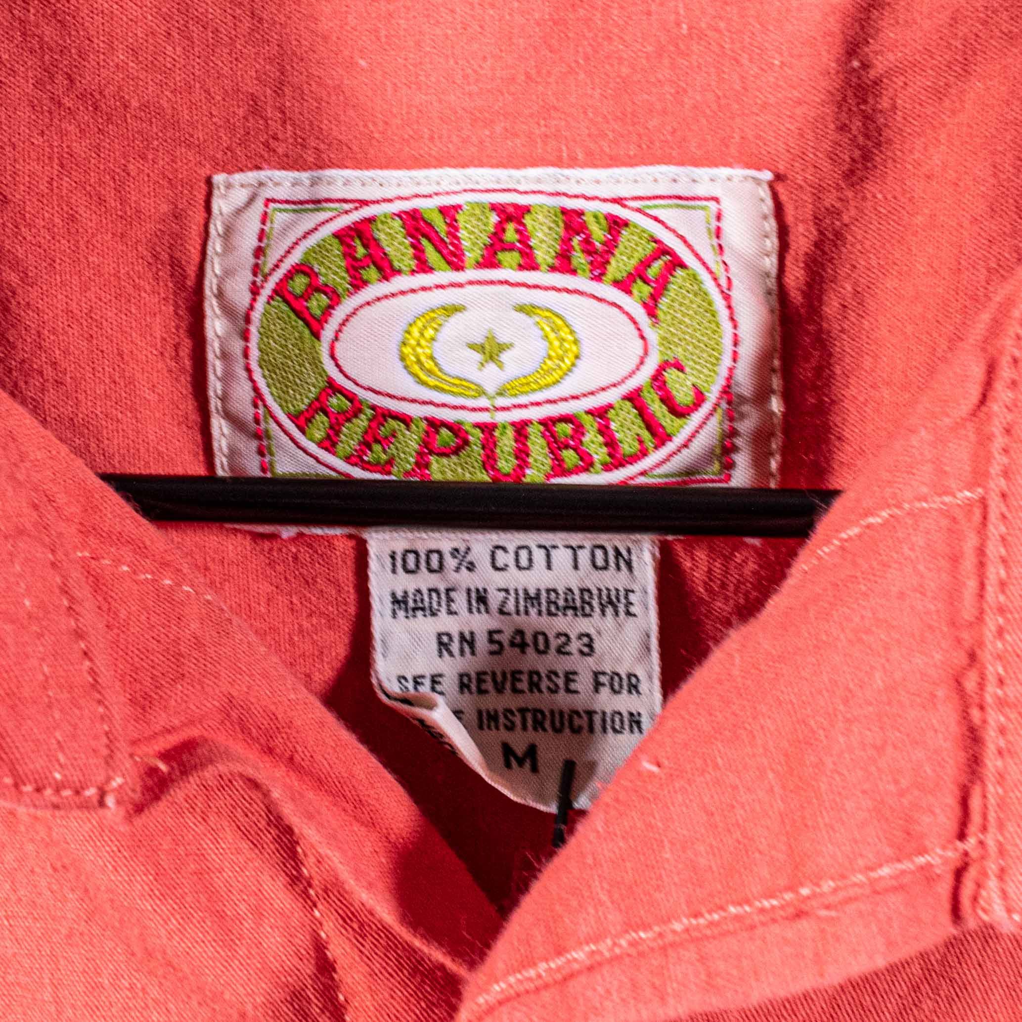 Banana Republic Banana Republic Safari Short Sleeve Button Shirt VTG Size US M / EU 48-50 / 2 - 5 Thumbnail