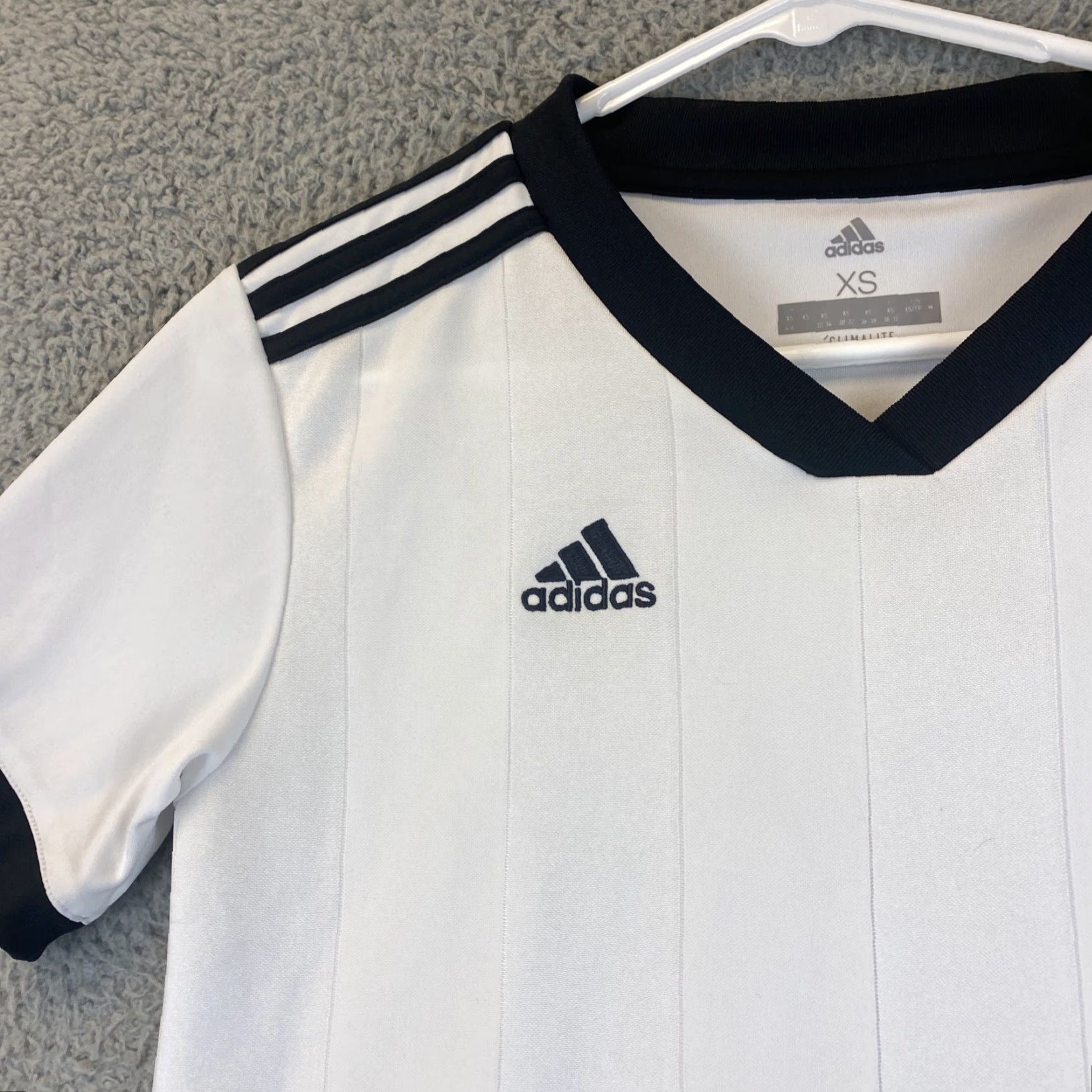Adidas adidas Women Trio Jersey Running Shirt XS White Black / 69-6 Size XS / US 0-2 / IT 36-38 - 2 Thumbnail