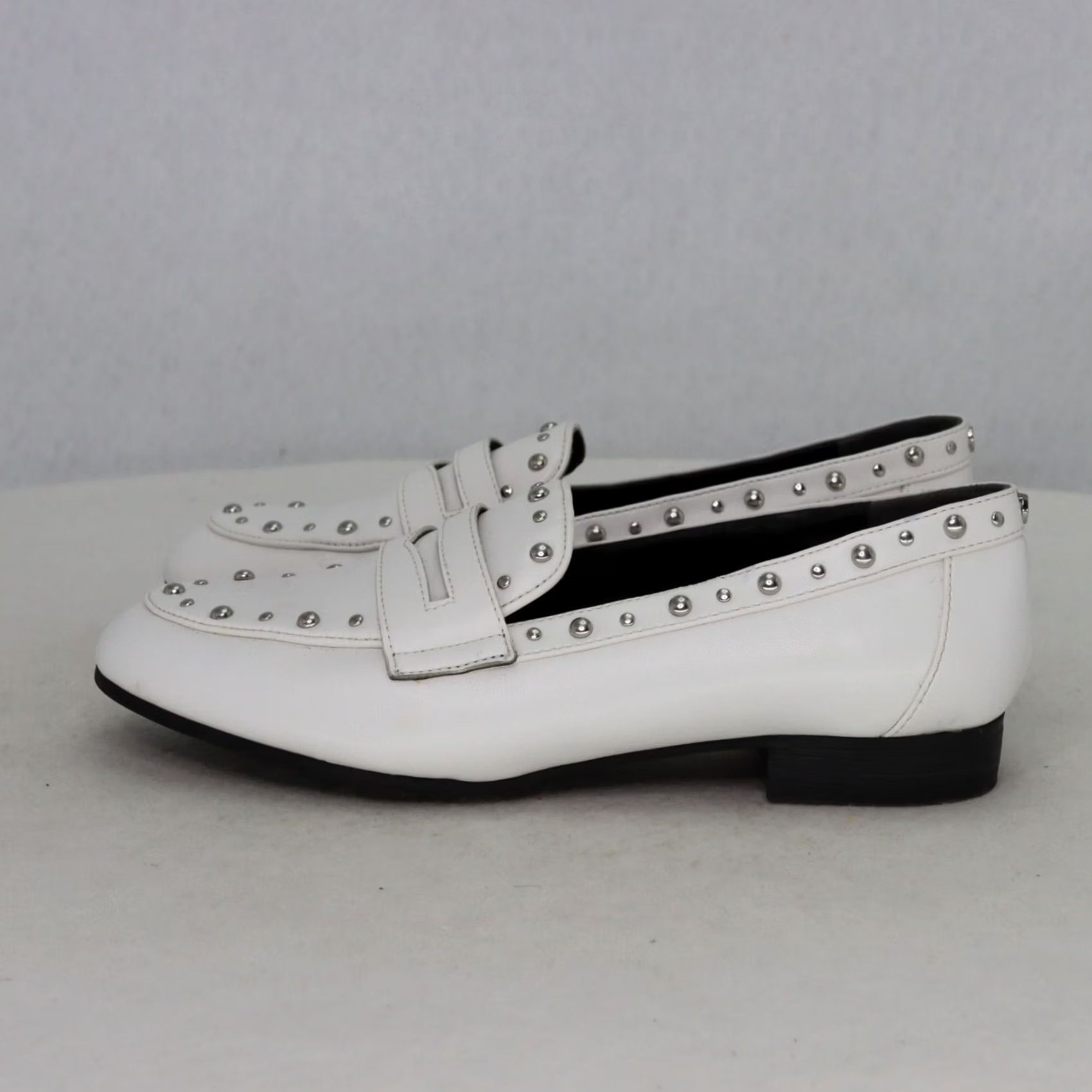 Sam Edelman Circus by Sam Edelman Harlee Studded Loafers White WOMENS Size 7.5 Size US 8 / IT 38 - 5 Thumbnail