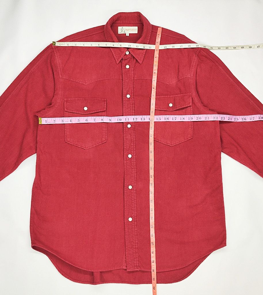 Nigel Cabourn NIGEL CABOURN western design with pearl snap button Size US M / EU 48-50 / 2 - 8 Thumbnail