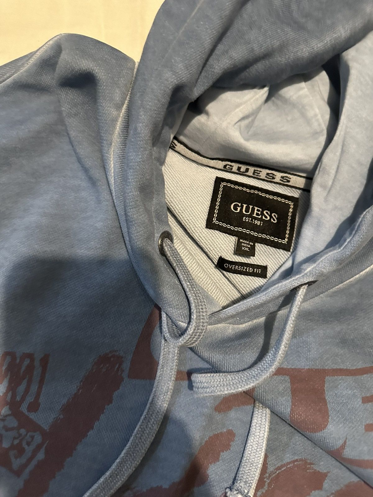 Guess Guess brand washed tour hoodie Size US XL / EU 56 / 4 - 5 Thumbnail