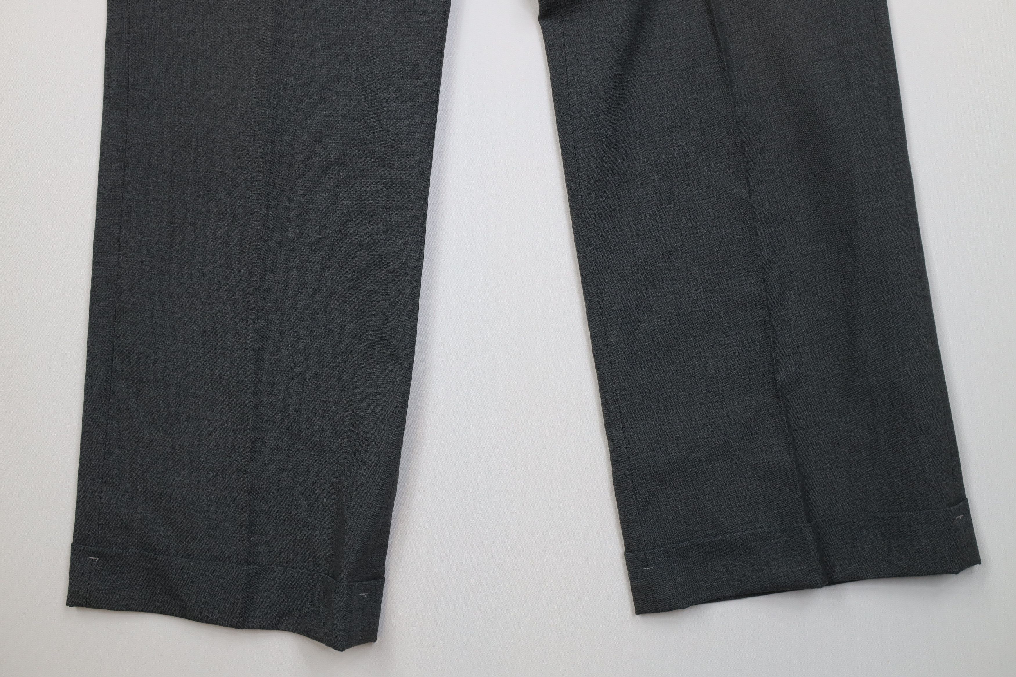 Vintage Vintage 60s 70s Streetwear Wide Leg Chino Pants Gray USA Size US 34 / EU 50 - 4 Thumbnail