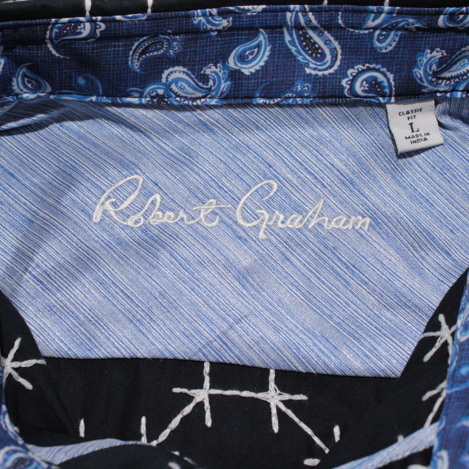Robert Graham Robert Graham New with tags Shirt Size L US In Blue Size US L / EU 52-54 / 3 - 3 Thumbnail