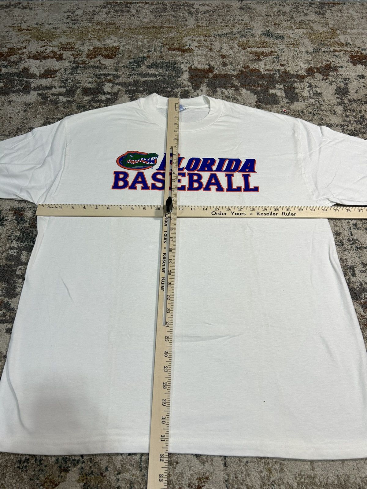 Vintage 90s Deadstock Florida Baseball Gators University UF Tee Size US XL / EU 56 / 4 - 4 Thumbnail