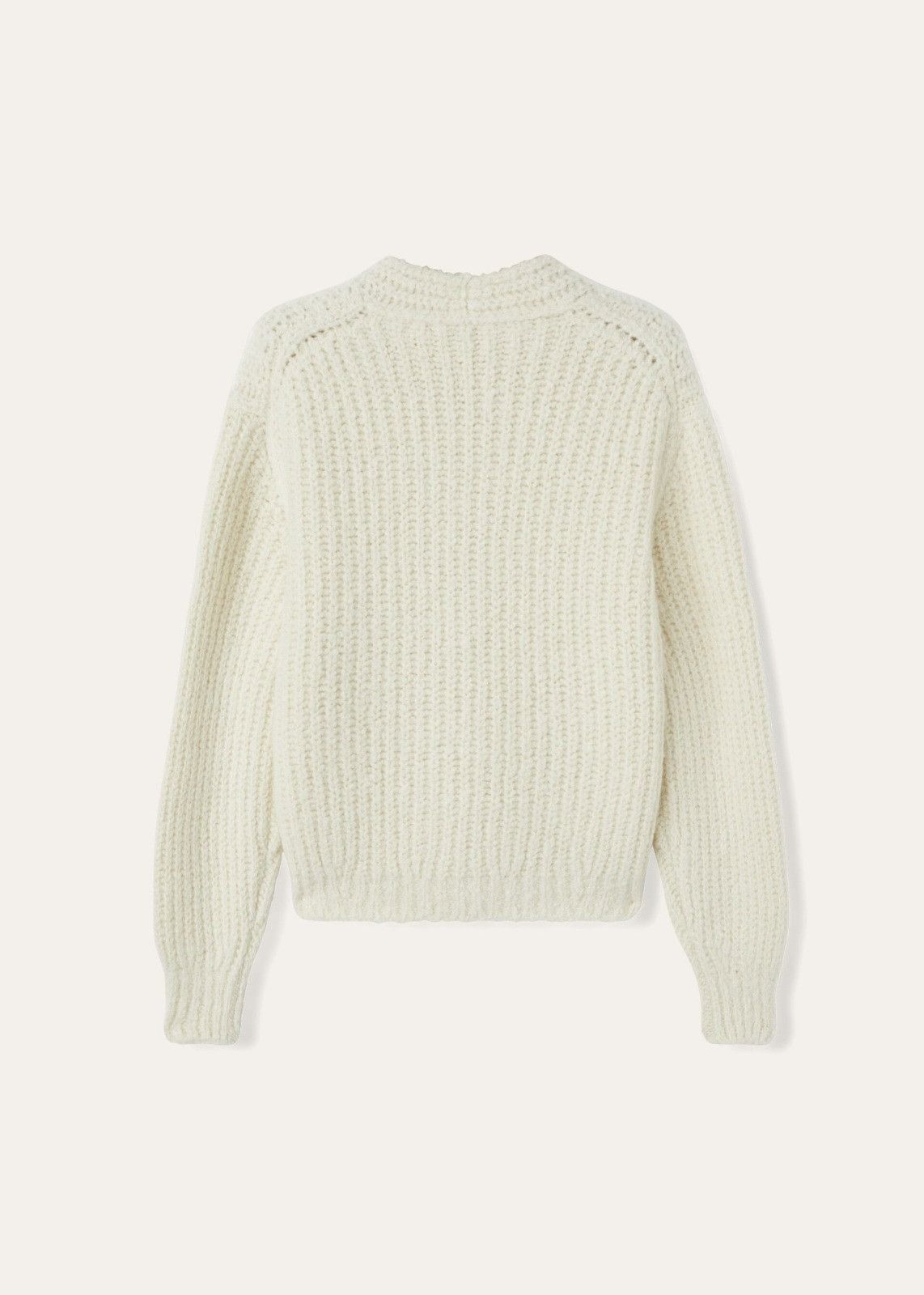 Loro Piana o1srvl11e1125 FAN3441 Cocooning Cardigan in White Size M / US 6-8 / IT 42-44 - 2 Thumbnail