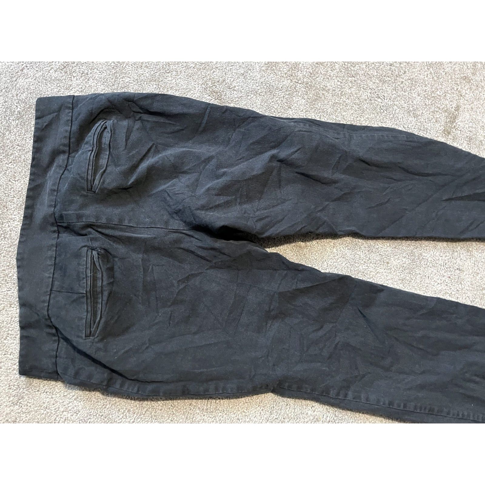 Ann Taylor Ann Taylor Loft Pants Women 2P Black Petite Straight Leg Chino Classic City Womens Size 26" / US 2 / IT 38 - 4 Thumbnail