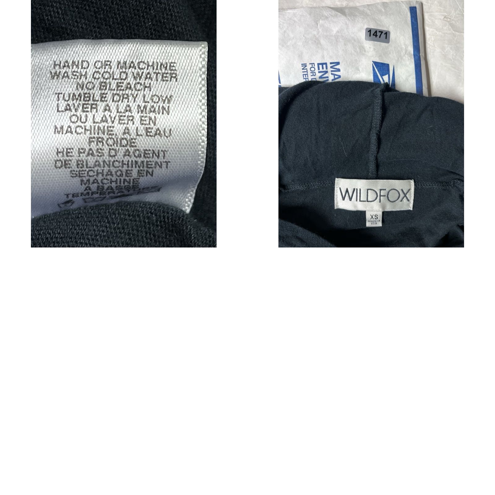 Wildfox VINTAGE Wildfox Skull Roses Graphic Tee Hoodie Black XS Women Short Sleeve 100% Cotton Made in USA XS Ladies Shirt Size XS / US 0-2 / IT 36-38 - 8 Thumbnail
