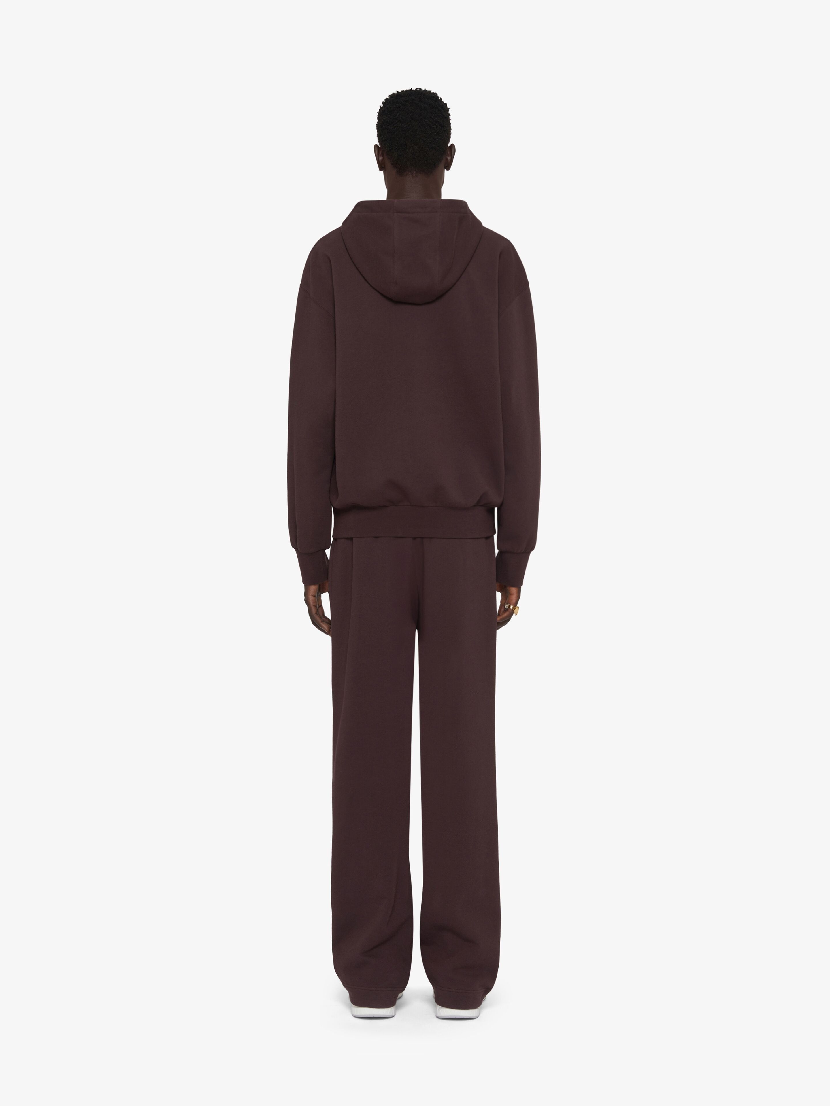 Givenchy o1w1db10925 Boxy Fit Hoodie With Pocket Base in Brown Size US S / EU 44-46 / 1 - 4 Thumbnail