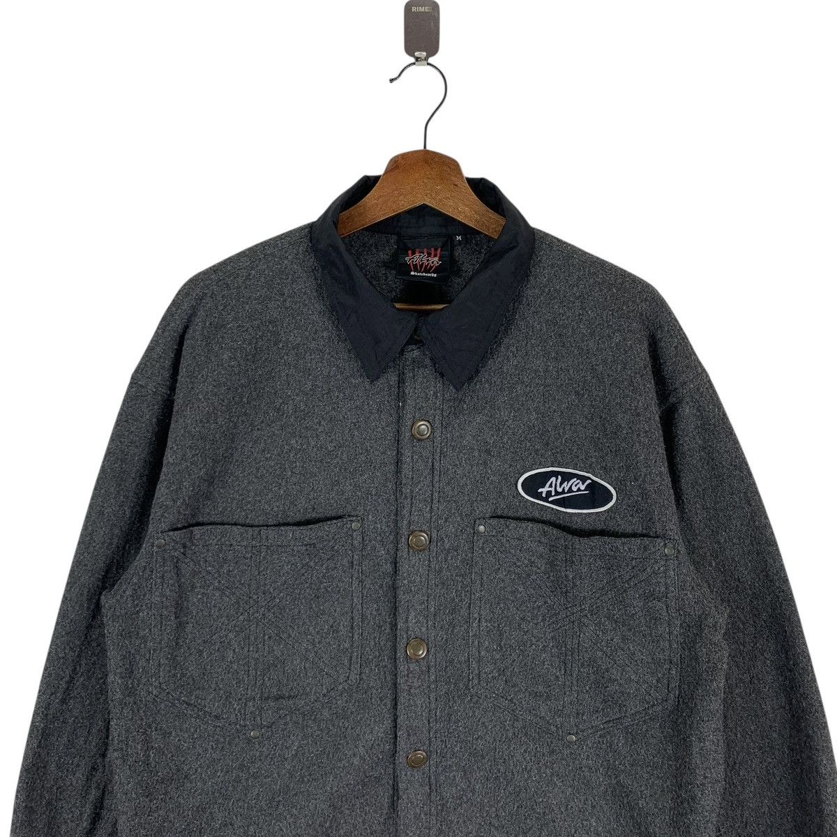 Welcome Skateboards vintage 90's Alva Staff Tony Alva fleece Snap Button Jacket Size US M / EU 48-50 / 2 - 4 Thumbnail