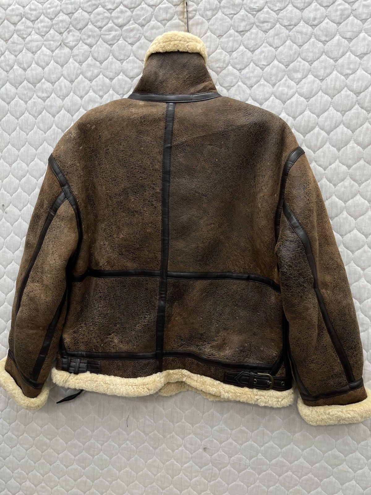 Genuine Leather 🔥🔥🔥STEALS VTG B3 MILITARY SHEARLING LEATHER JACKET Size US M / EU 48-50 / 2 - 5 Thumbnail