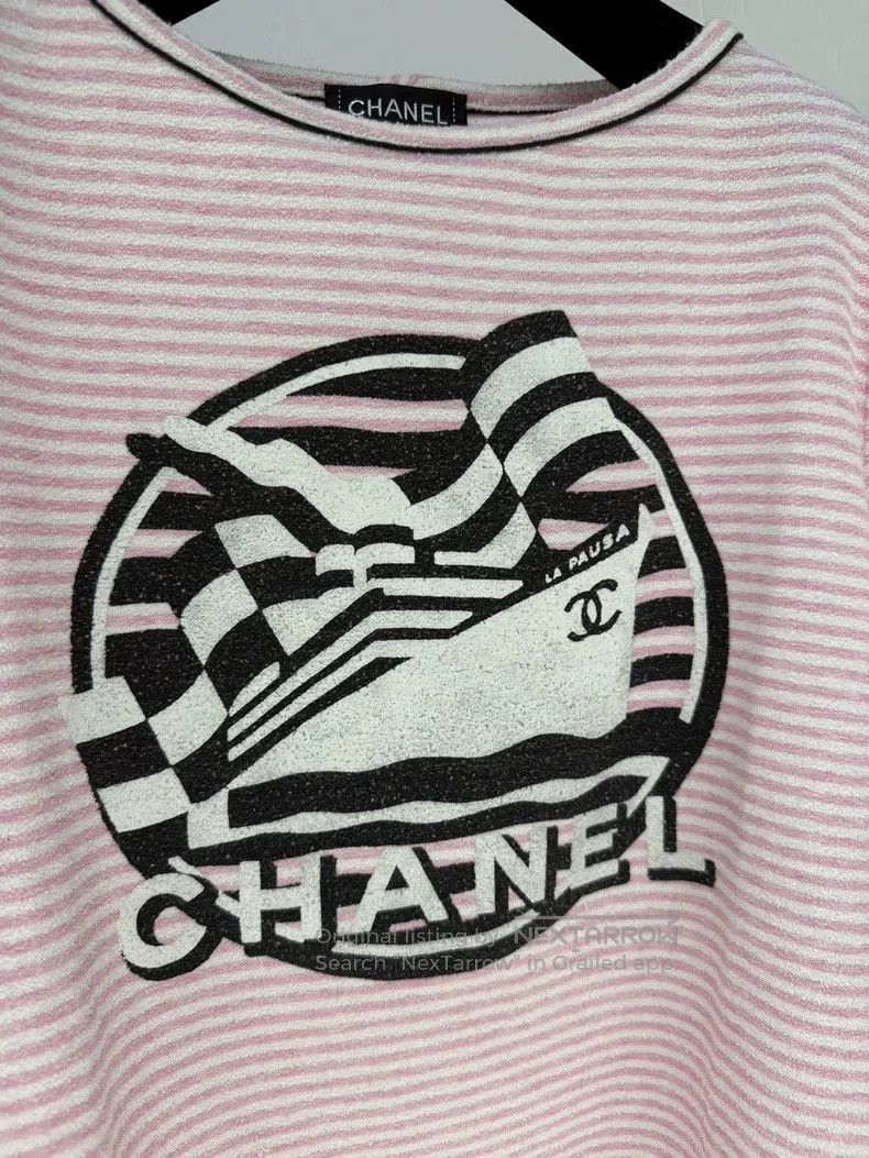 Chanel Chanel Cruise Striped Short Sleeve T-shirt. Size US S / EU 44-46 / 1 - 2 Thumbnail