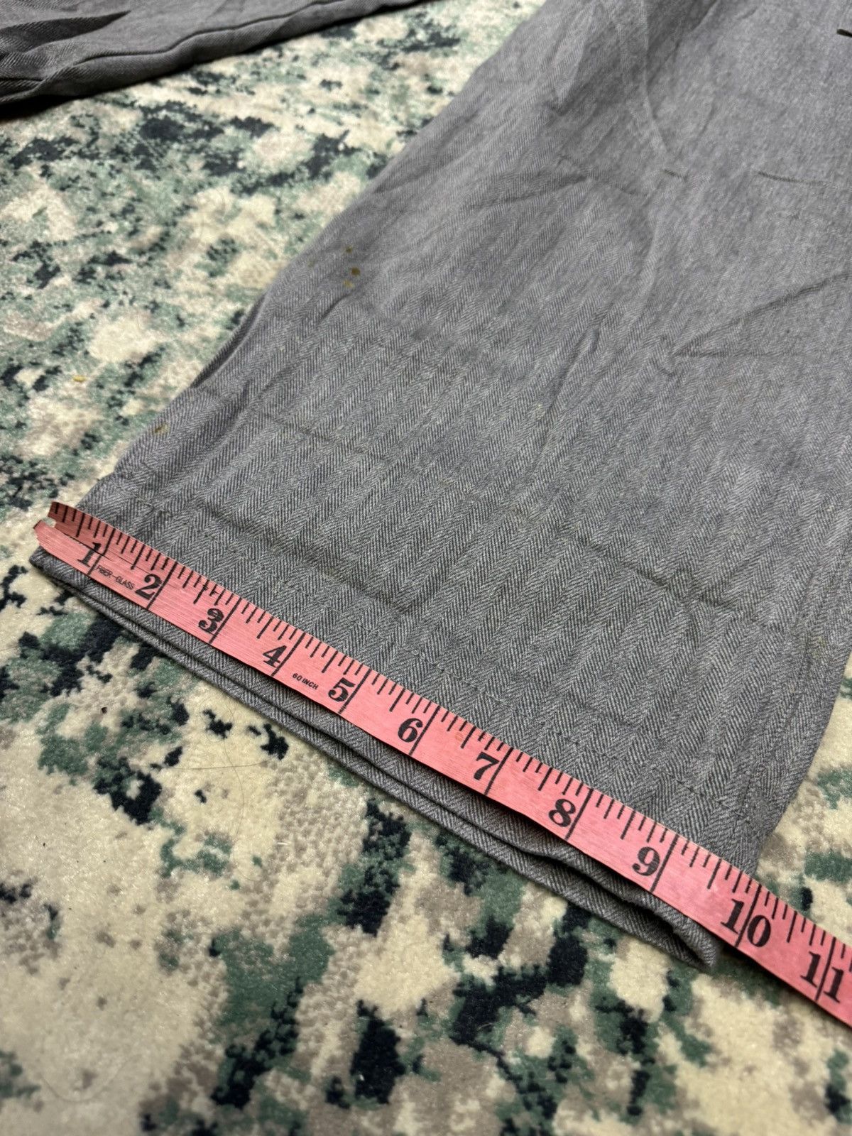 Japanese Brand RNA INC WIDE LEG CARPENTER CARGO HICKORY DUNGAREES PANTS Size US 32 / EU 48 - 4 Thumbnail