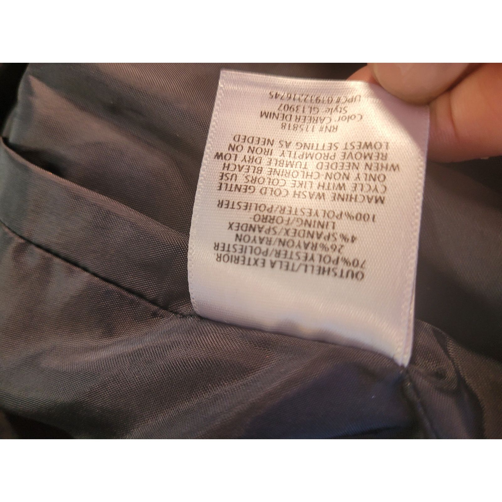 George George Black Shimmery Pencil Skirt Lined Excellent Sz 6 Size 28" / US 6 / IT 42 - 8 Thumbnail