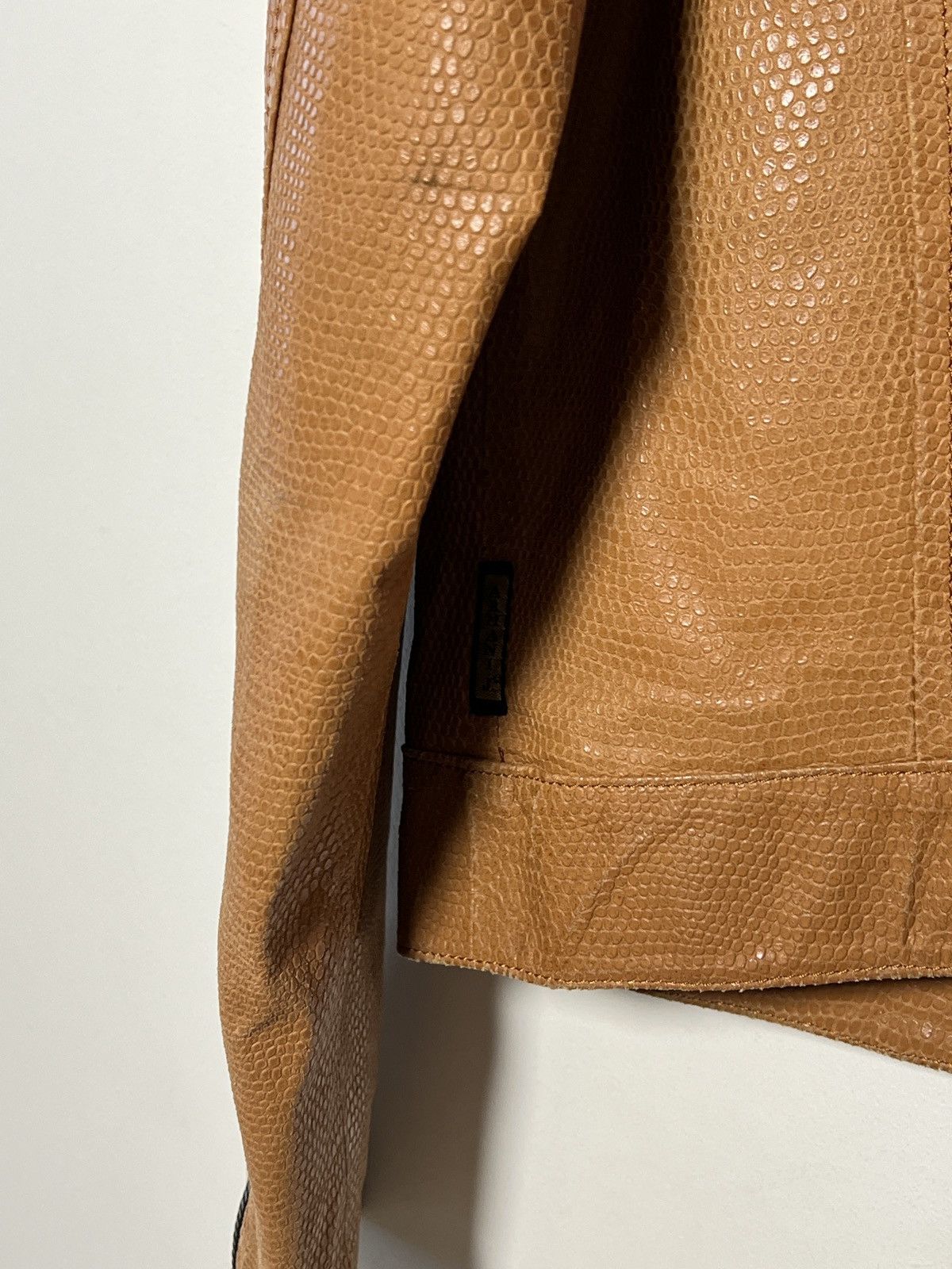 Giorgio Armani Vintage Armani Jeans leather jacket Size US L / EU 52-54 / 3 - 9 Thumbnail