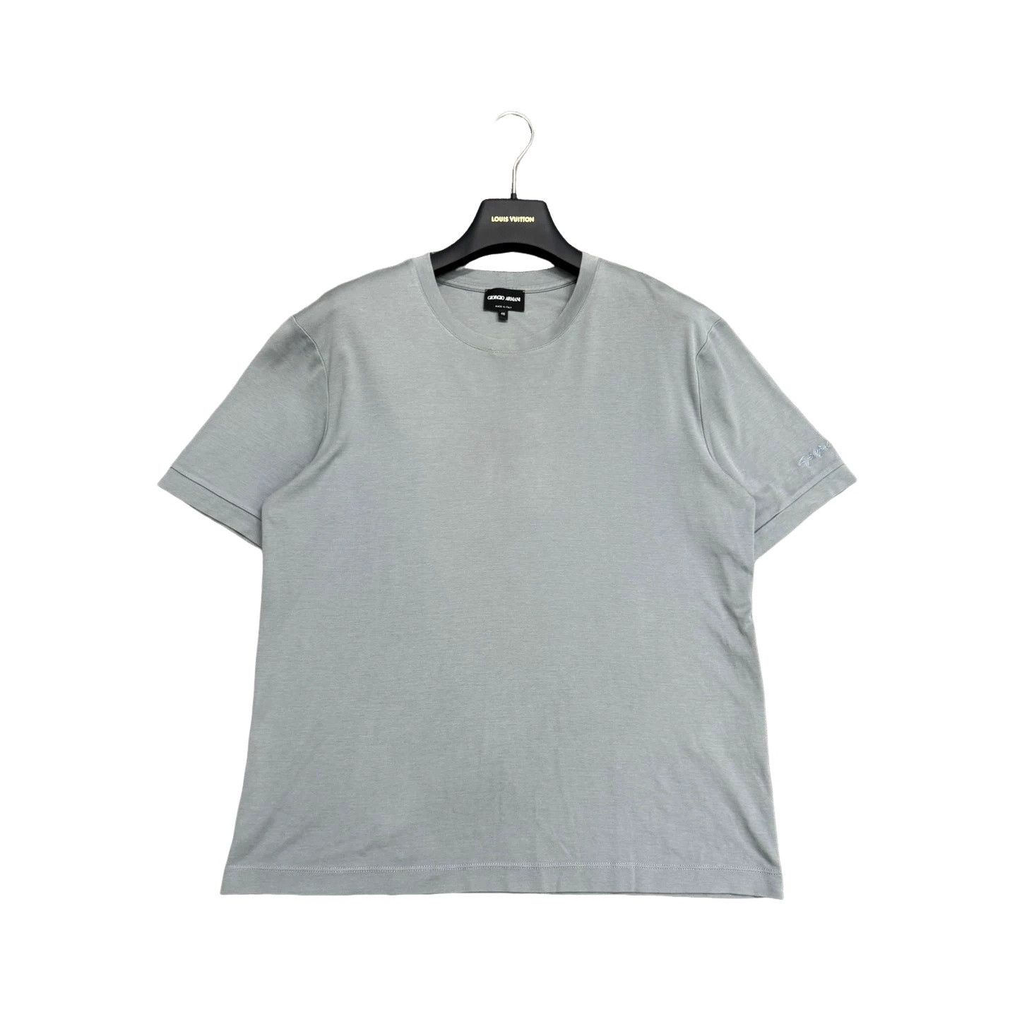 Giorgio Armani Giorgio Armani Embroidered Logo T-Shirt Size M Size US M / EU 48-50 / 2 - 1 Thumbnail