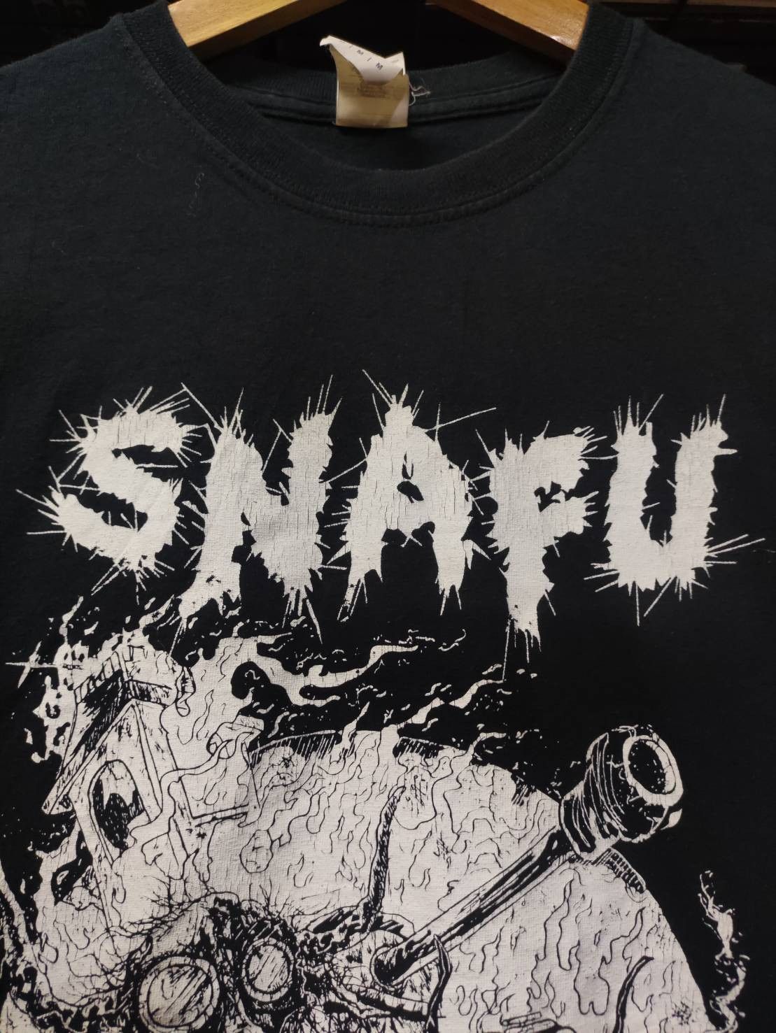Band Tees S.N.A.F.U. Band Hardcore Thrash Punk from Detroit Michigan Size US M / EU 48-50 / 2 - 3 Thumbnail