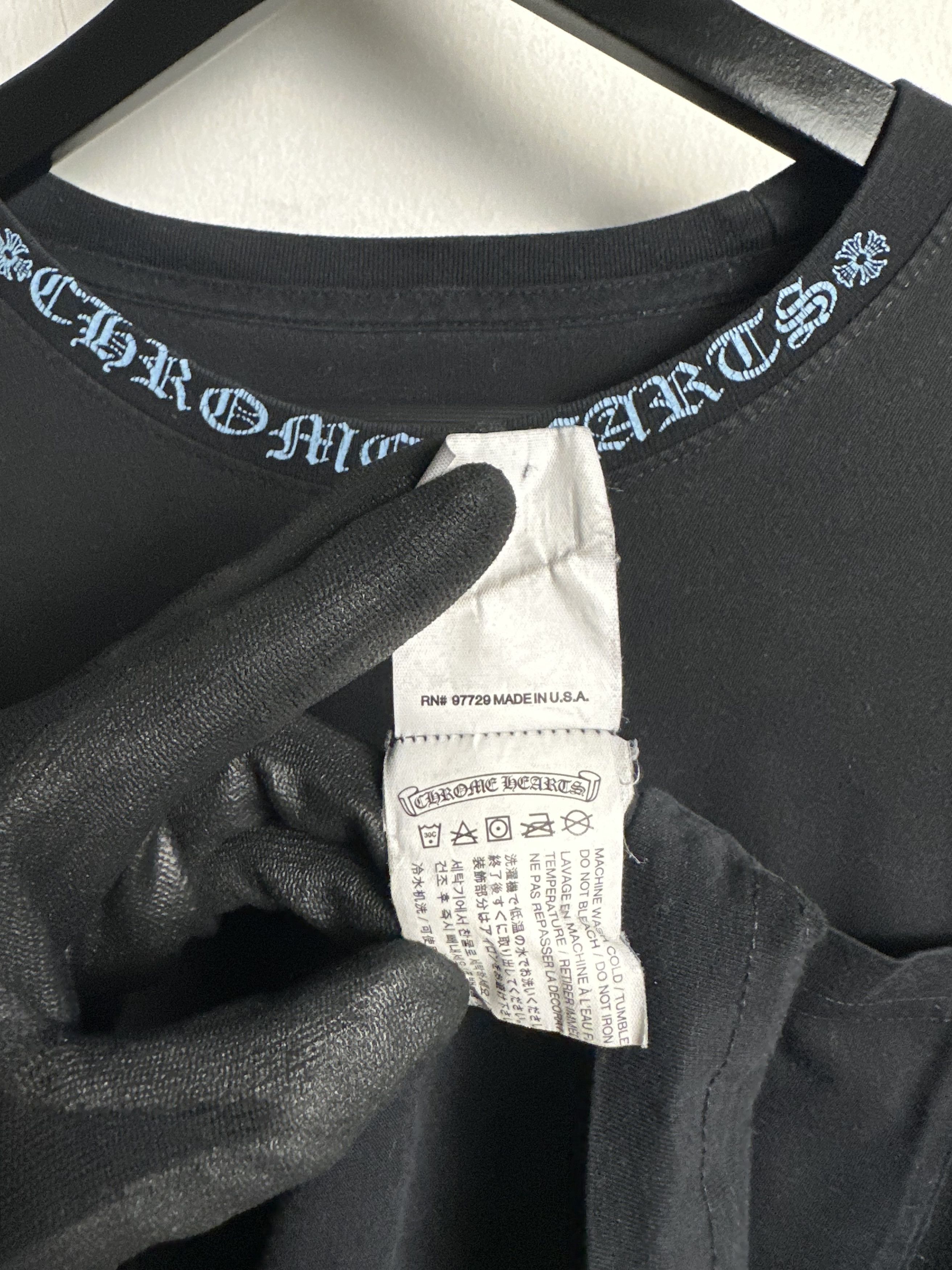 Chrome Hearts Chrome Hearts Blue Script Long Sleeve Size US M / EU 48-50 / 2 - 7 Thumbnail