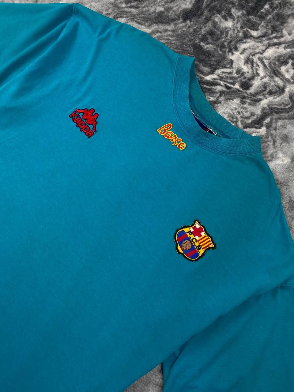 Vintage Vintage FC Barcelona Kappa 1995 1997 Training Shirt Men Size US XL / EU 56 / 4 - 2 Thumbnail